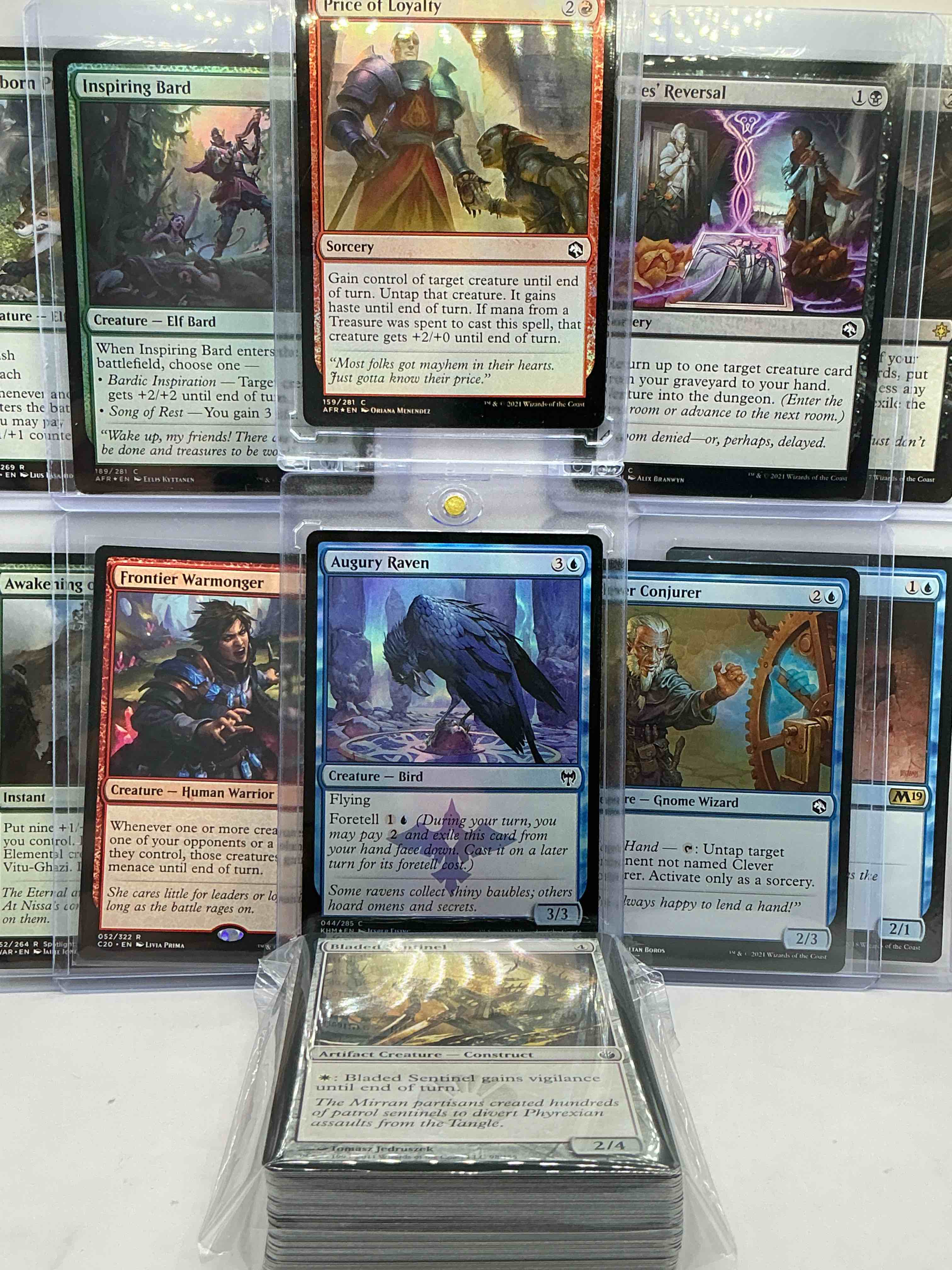 Condition photo showing New/Like New for Magic The Gathering 50 Card Lot! Lot Includes 5 Rare Cards & 5 Holo Foil Cards! All Cards In Excellent Condition! A Great Way To Join The MTG Craze!