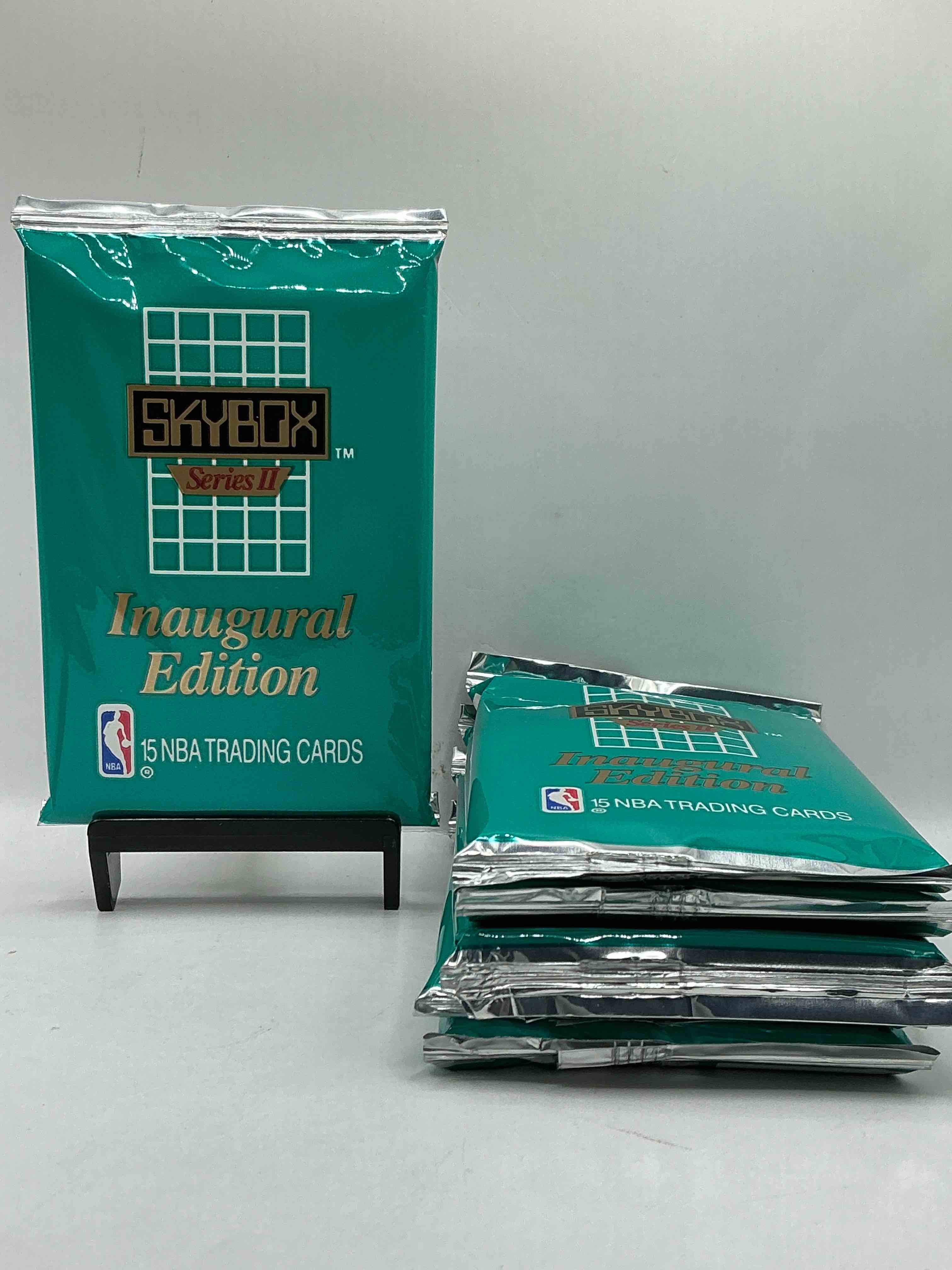 Michael Jordan, Magic Johnson & More! Search For So Many NBA Legends & Stars! 1990-91 Skybox Unopened Pocks! Direct From Original Box! These Packs Are Sought After For Ther Eye-Catching Teal Look & Awesome Cards! Search For Valuable Michael Jordan, Larry Bird & Magic Johnson Cards! Along With Other Stars!