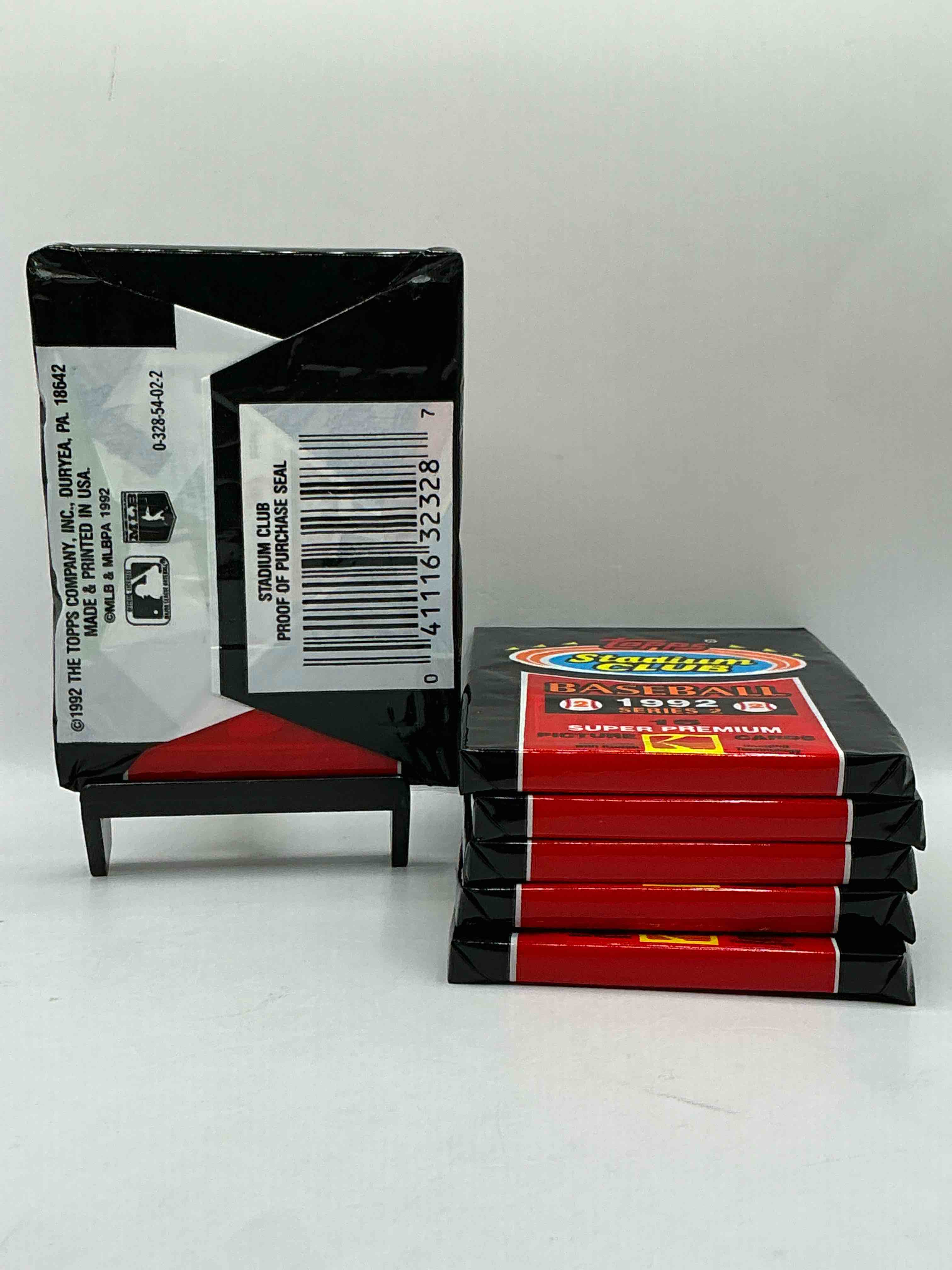 Condition photo showing New/Like New for Ken Griffey Jr!? Frank Thomas!? Baseball Insanity! 1992 Topps Stadium Club Baseball Series II Unopened Packs, Direct From Box! 15 Premium Baseball Cards In Each Pack! Search For Griffey Jr, Nolan Ryan, Frank Thomas & So Much More!Search For 1980's Stars & Hall Of Famers!