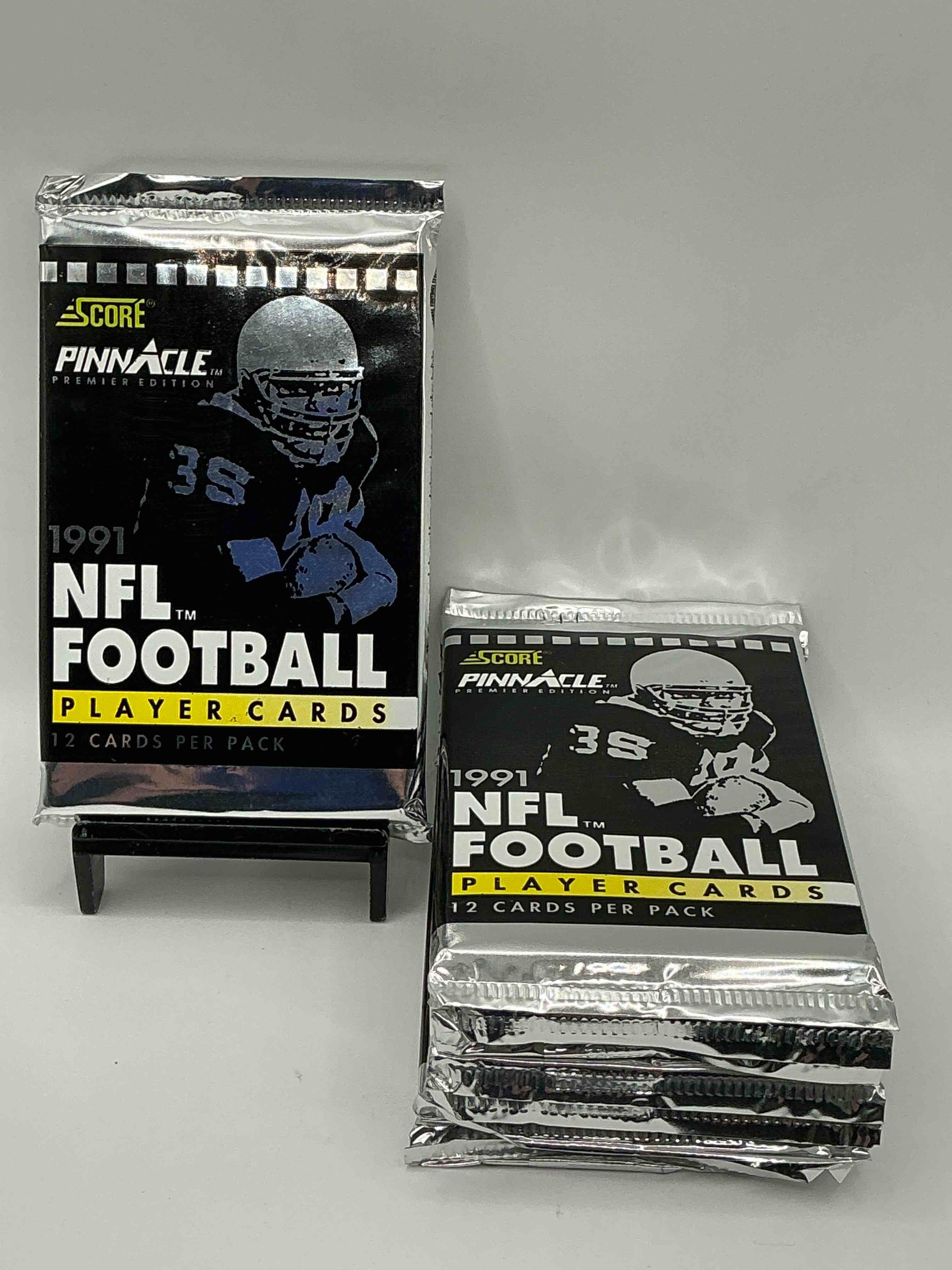 1991 Pinnacle Premier Edition Score Unopened Sports Card Packs Direct From Original Box! Search For Valuable Emmitt Smith Cards & Other Stars!