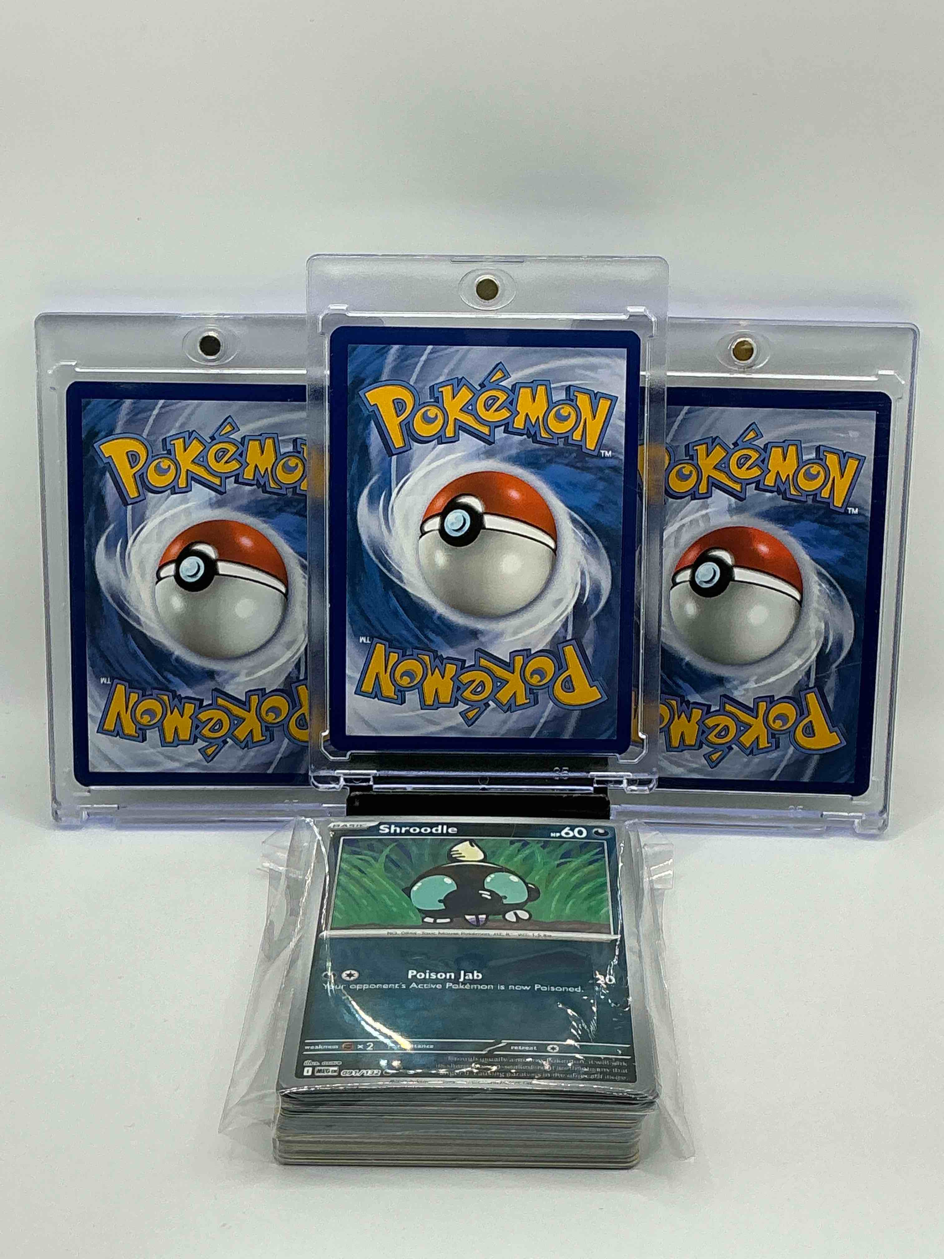 Condition photo showing New/Like New for Pokémon Palooza! Charizard EX! Great Tusk EX! Pikachu EX! Along With 50 Other Pokémon Heroes, Holos, Legends & Commons!