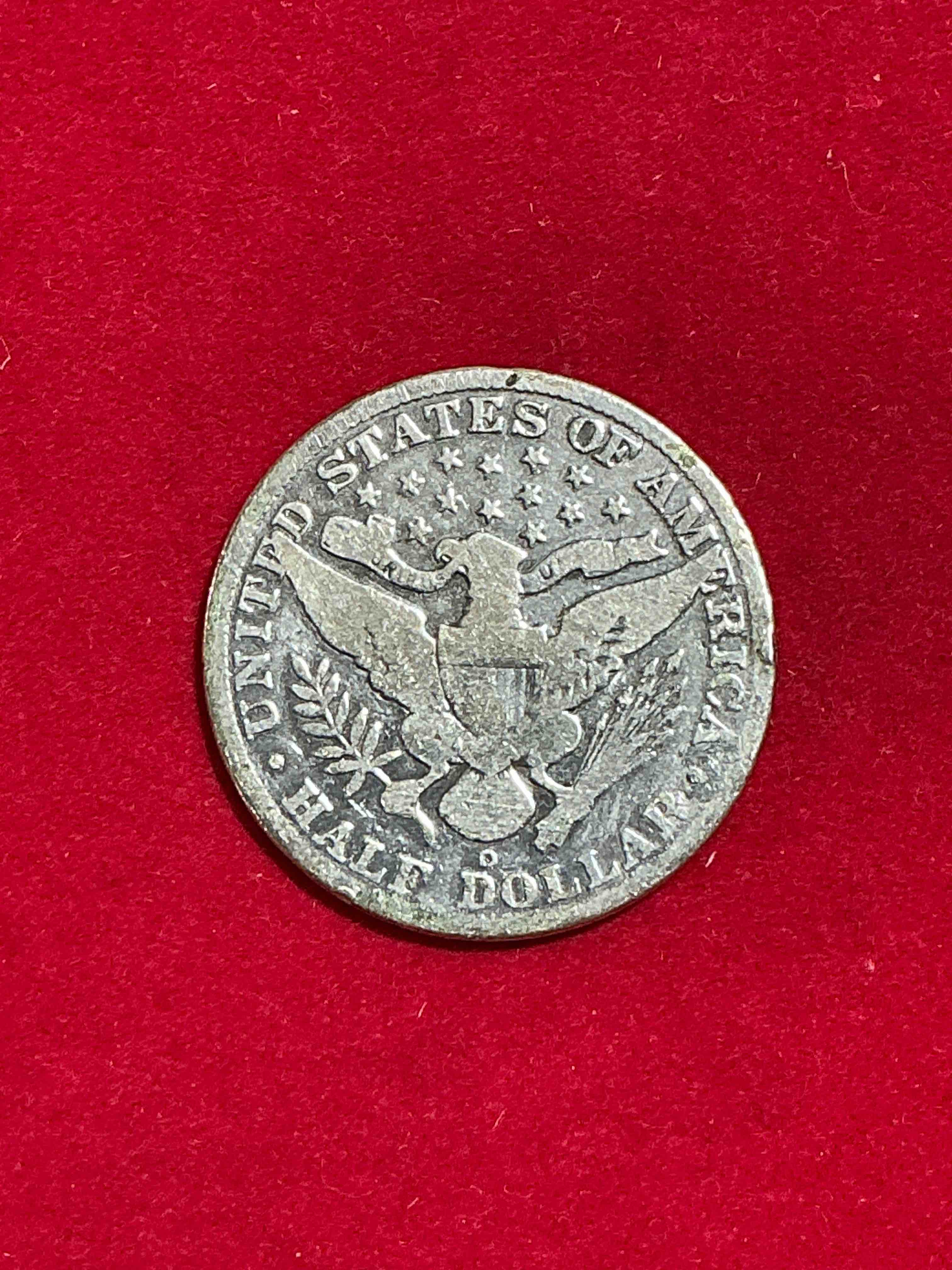Condition photo showing Good Condition for Rare 1912 Titanic Fine Silver! Barber Half Dollar, 90% Silver! 1912 Year Of The Titanic! Nearly Impossible To Collect! The Year Of The Sinking Of The Titanic! Own A Piece Of History Great For Coin Collectors, Think Of The History These Coins Have Seen! Rare 90% Silver Barber Half Dollar!