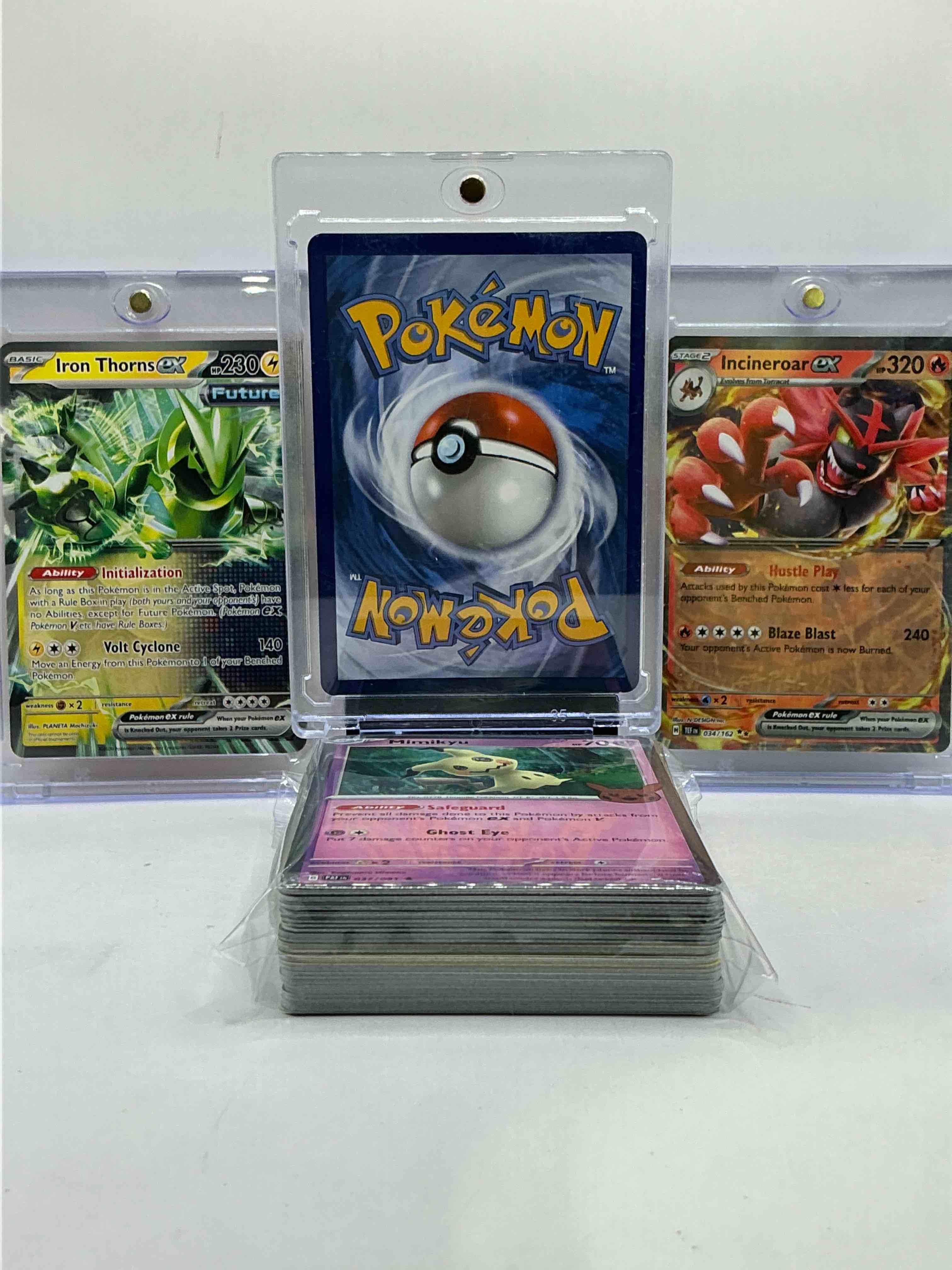 Condition photo showing New/Like New for Mega Charizard EX Iron Thorns, Incineroar & More! Pokémon Palooza! This 50 Card Lot Includes Commons Legends, Heroes & More! WOW!