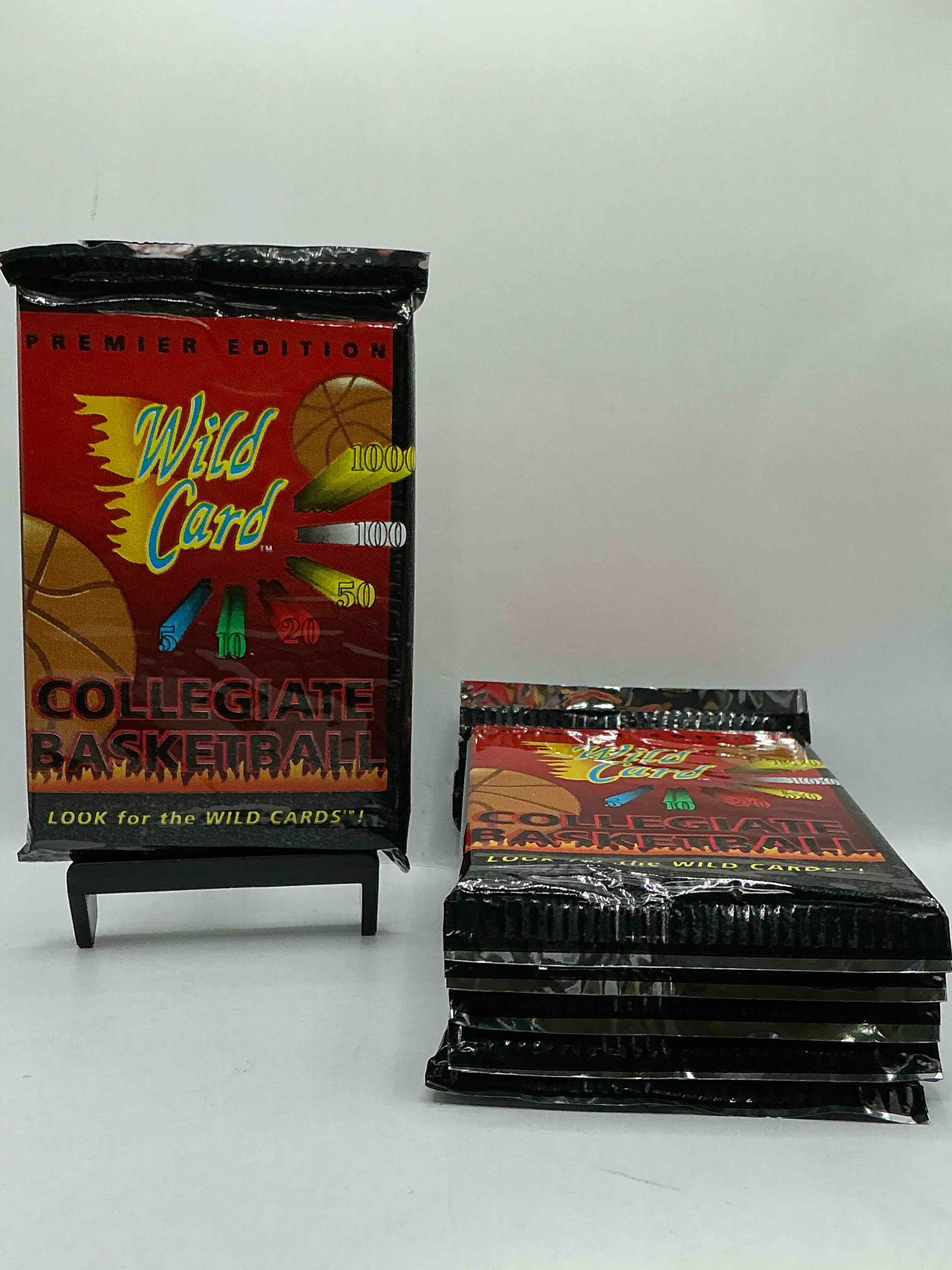 Wild Card Premier Edition 1992 Basketball Card Packs! LOOK FOR THE WILD CARDS! Basketball Packs! 