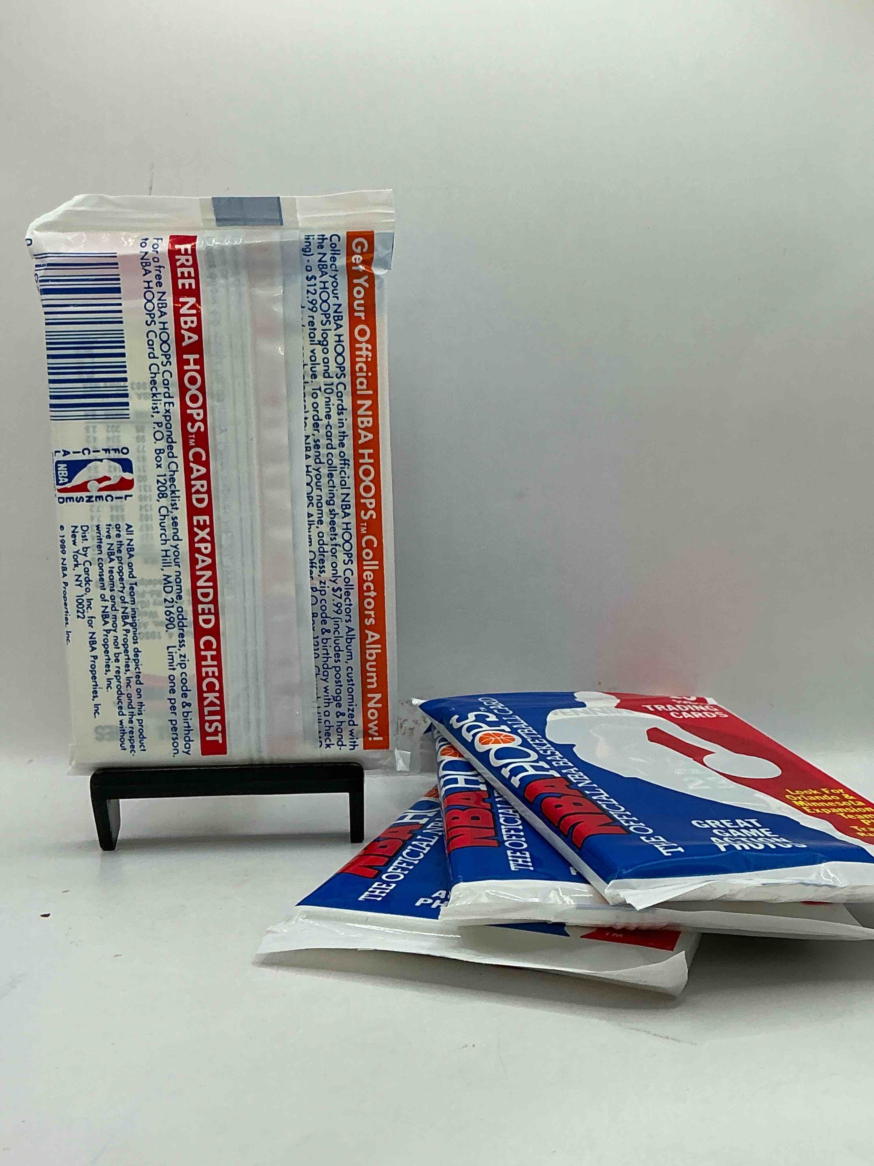 Condition photo showing New/Like New for 1989 Wow Valuable Michael Jordan?! Getting Very Rare! 1989/90 NBA Hoops Sealed Pack, Direct From Original Retail Case! Search For Valuable Michael Jordan #200 (PSA 10 Value Approx $200) & David Robinson's ONLY True Rookie Card #138 (PSA 10 Value $300) This Year Also Has Many Other Iconic Cards From Magic Johnson, Larry Bird & Too Many Others To List 1989 NBA Hoops Has Exploded in The Collector Market As It's The First Year Of NBA Hoops Production, & Only One Of Two Sets Produced in 1989 Don't Miss Out, Getting Very Rare!