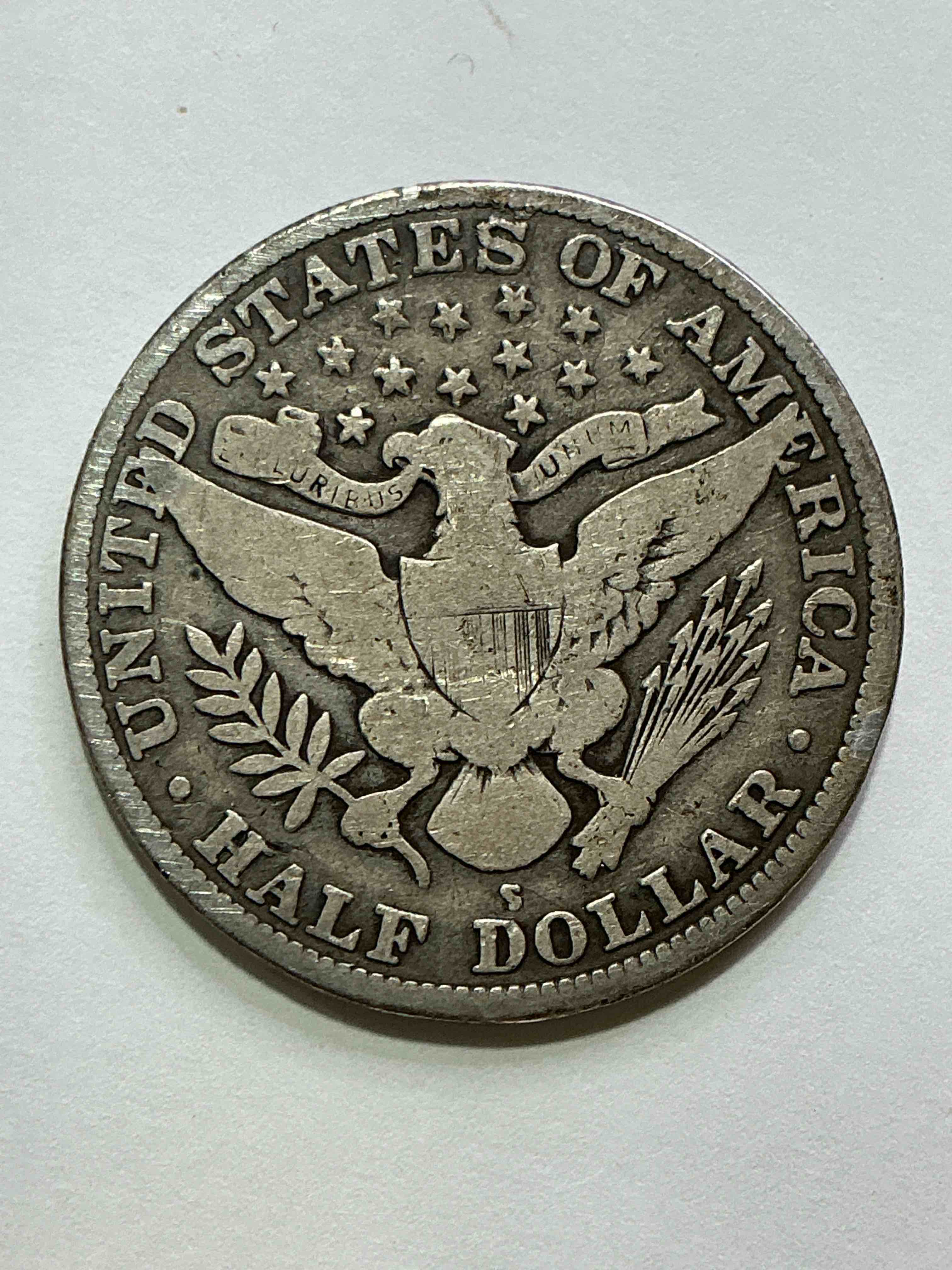 Condition photo showing Good Condition for World War I Era American Silver! Barber Half Dollar From The World War I Era! These Half Dollars Are 90% Fine US Silver & Super Rare, Even More Rare With WWI Era Dates! Beautiful & Circulated! Perfect Addition To Any Collection! 