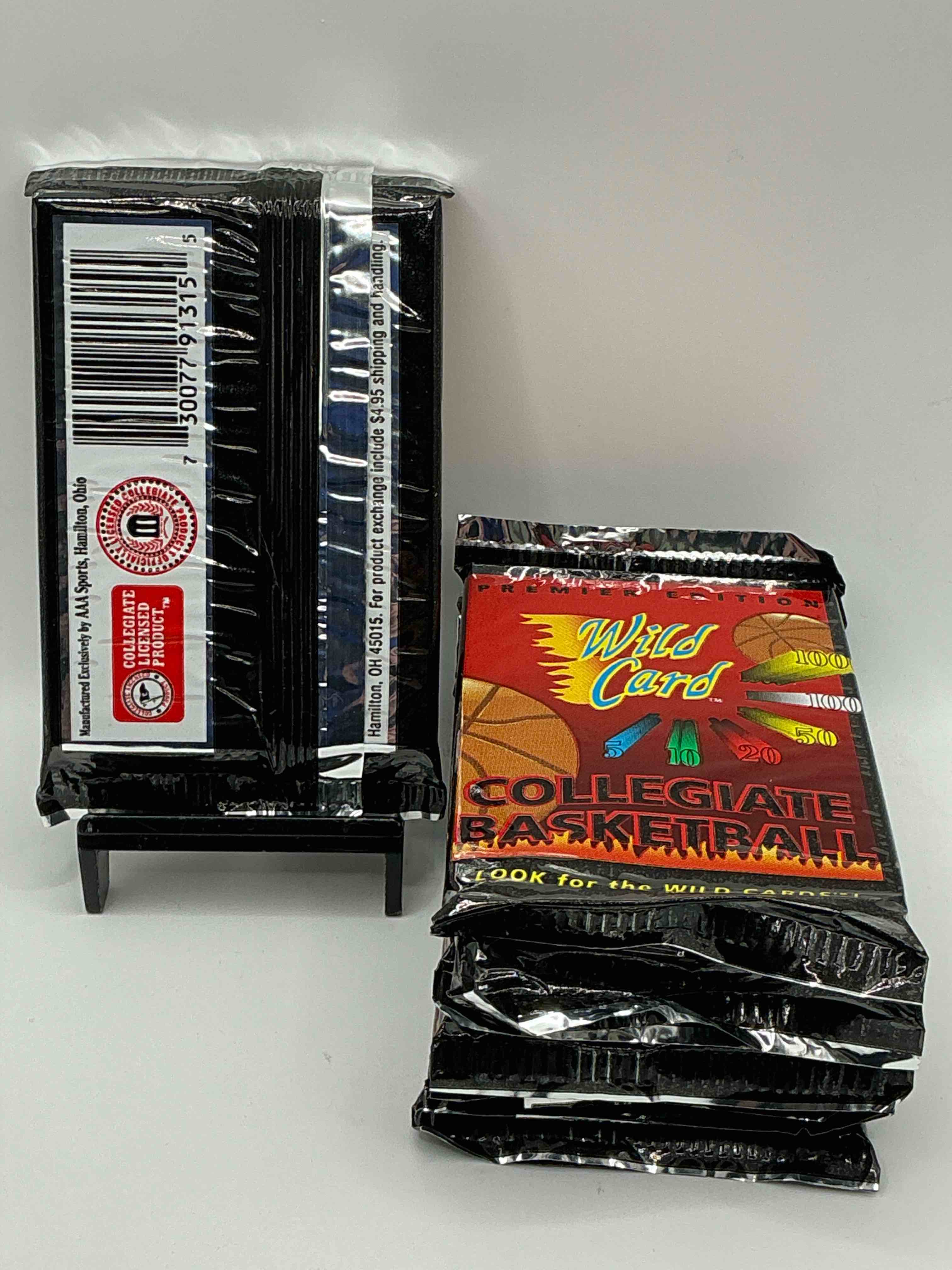 Condition photo showing New/Like New for Wild Card Premier Edition 1992 Basketball Card Packs! LOOK FOR THE WILD CARDS! Basketball Packs! 