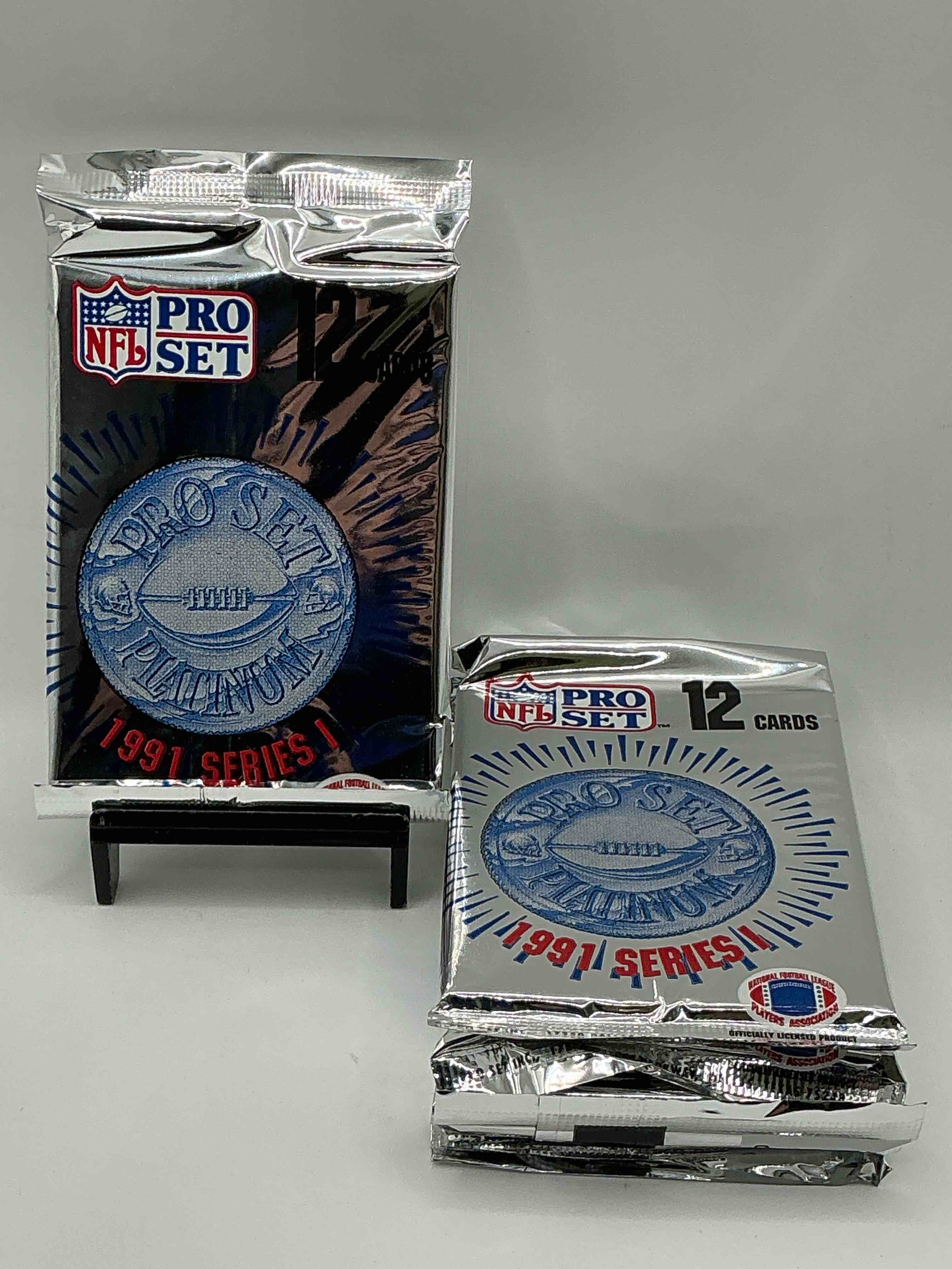 1991 Pro Set Platinum Edition Series I Unopened Packs! Search For Brett Favre Rookie & Bill Belichick Coach Rookie Card As Well As Santa Claus Card!