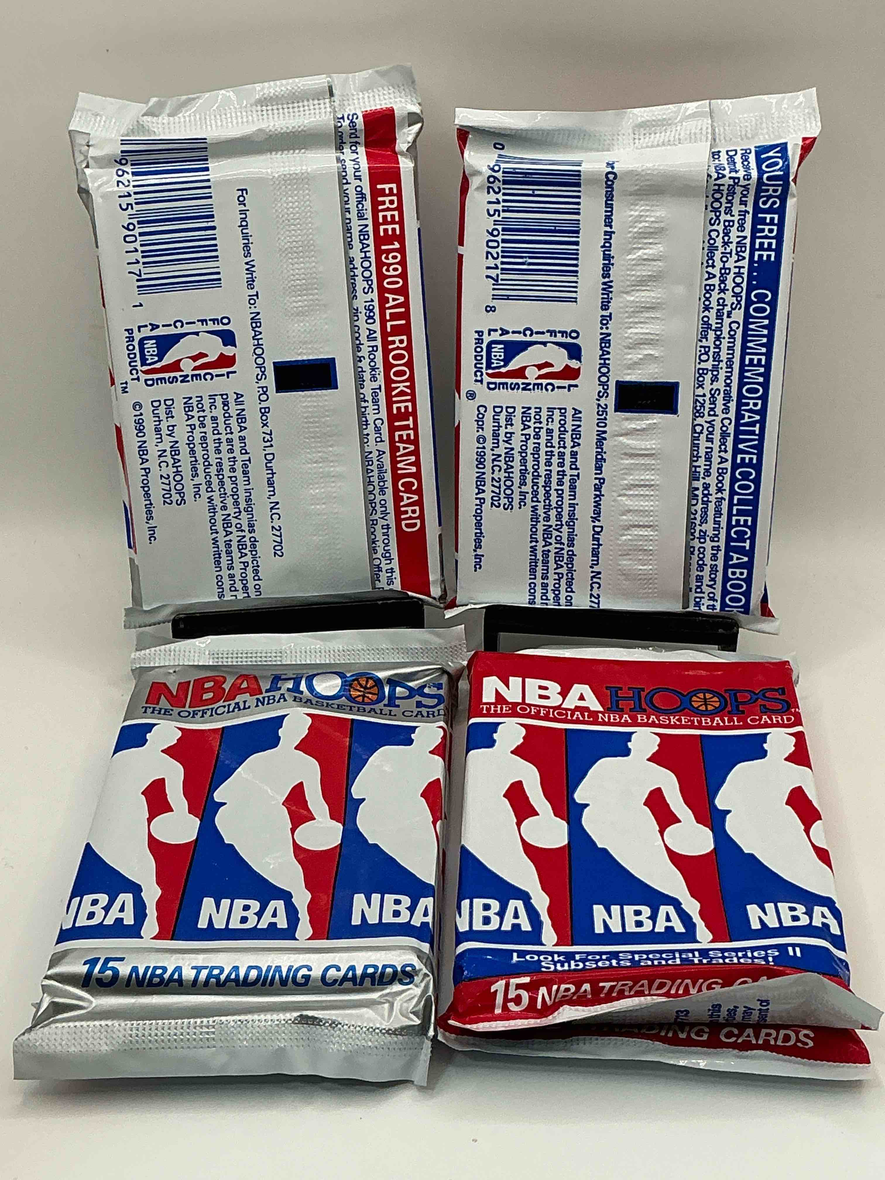 Condition photo showing New/Like New for Michael Jordan!? 1990/91 NBA Hoops Unopened Sealed Trading Collectible Sports Card Packs Series I & II, Direct From Original Sealed Retail Case! Search For Early Michael Jordan #65 (PSA 10 Value $550), Jordan All Star Card, & Too Many Other Nice Cards To List!