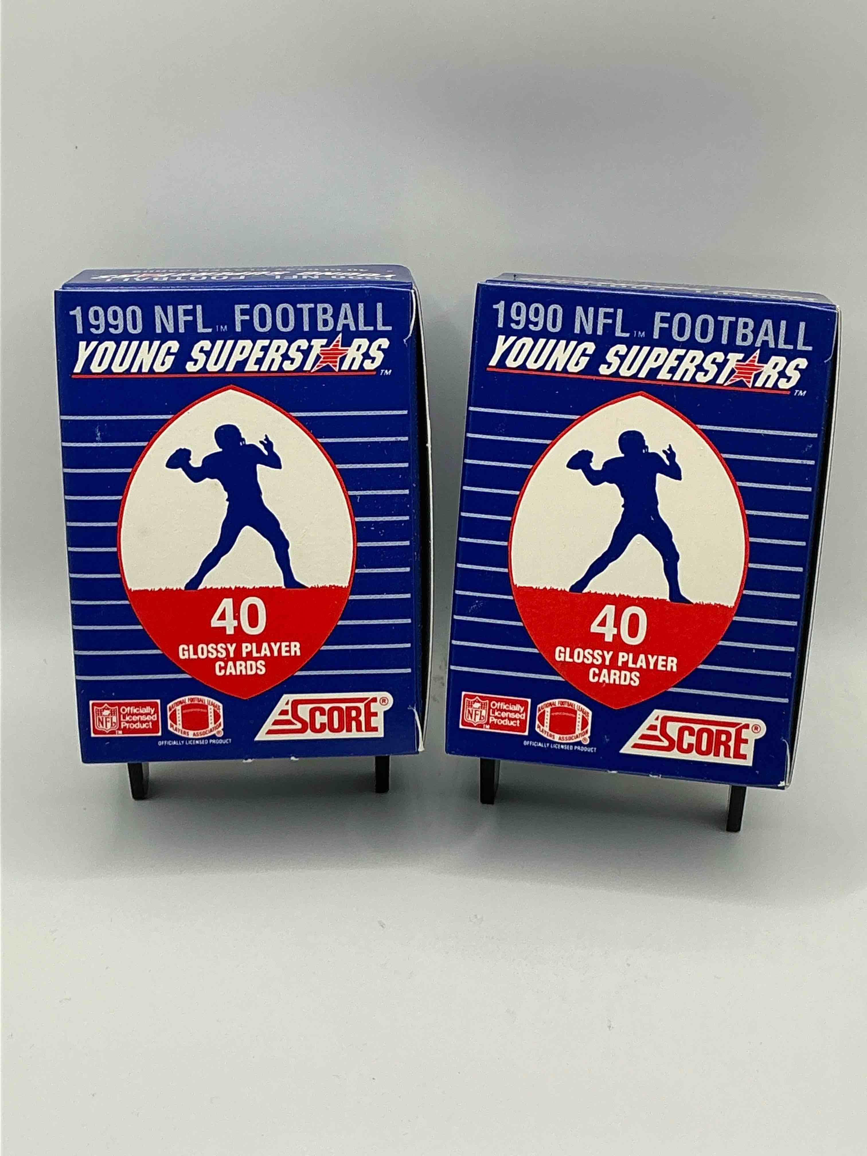 1990 Score NFL Football Young Superstars! Barry Sanders, Troy Aikman, Derrick Thomas, Sterling Sharpe, Ickey Woods, Andre Reed & More! Awesome Score Boxes!