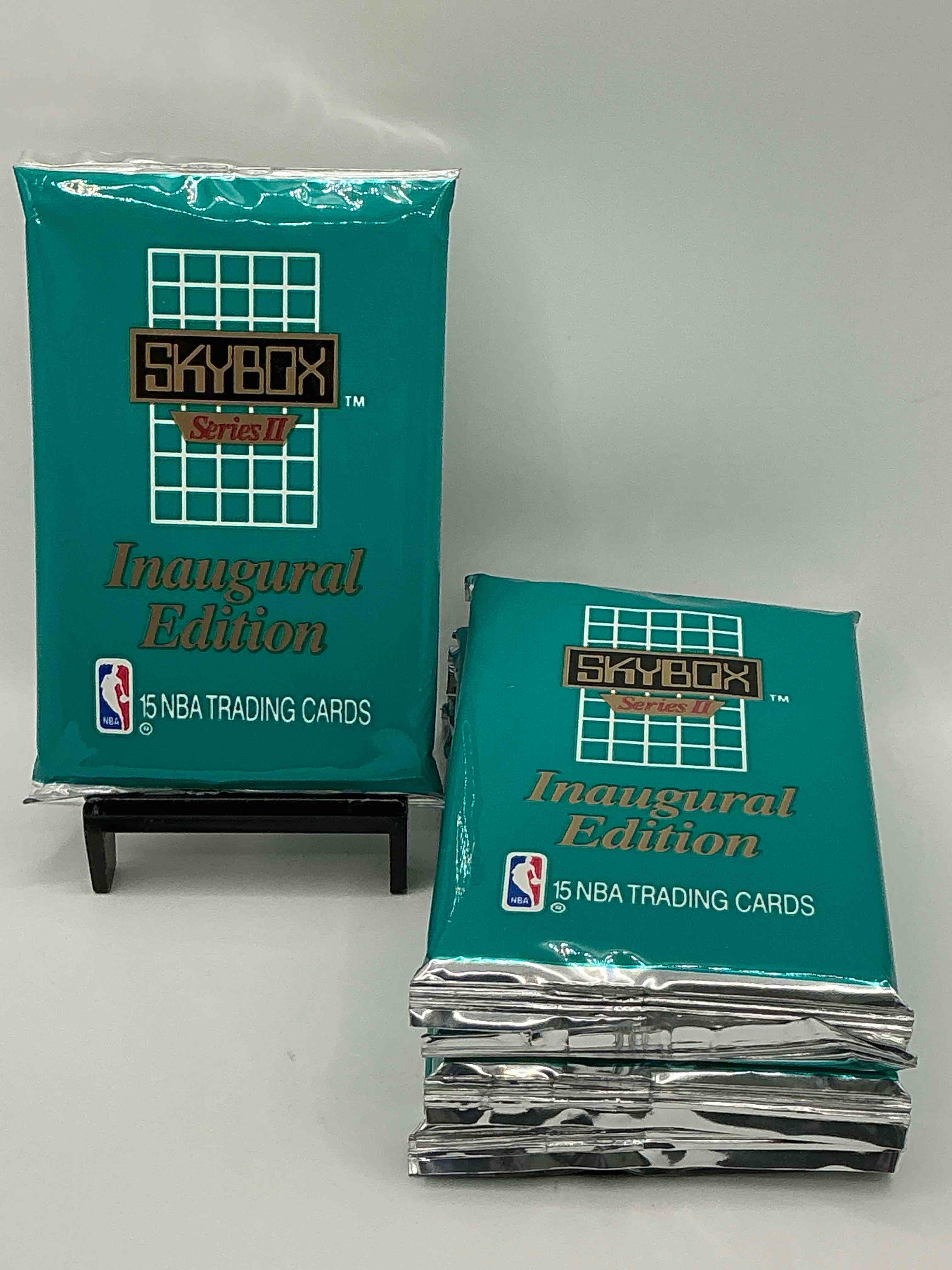 Basketball Wow! Rare 1990 NBA Skybox Sealed Sports Collectible Card Packs Series II, Direct From Original Sealed Retail Case! So Many Awesome Cards To Search For Like Team USA Card (PSA 10 Value $500), #544 Team USA 1 Card (PSA 10 Value $300), Michael Jordan #39 (PSA 10 Value $150) & Too Many Other Great Cards To List! Hard To Find, Excellent Like-New Condition!