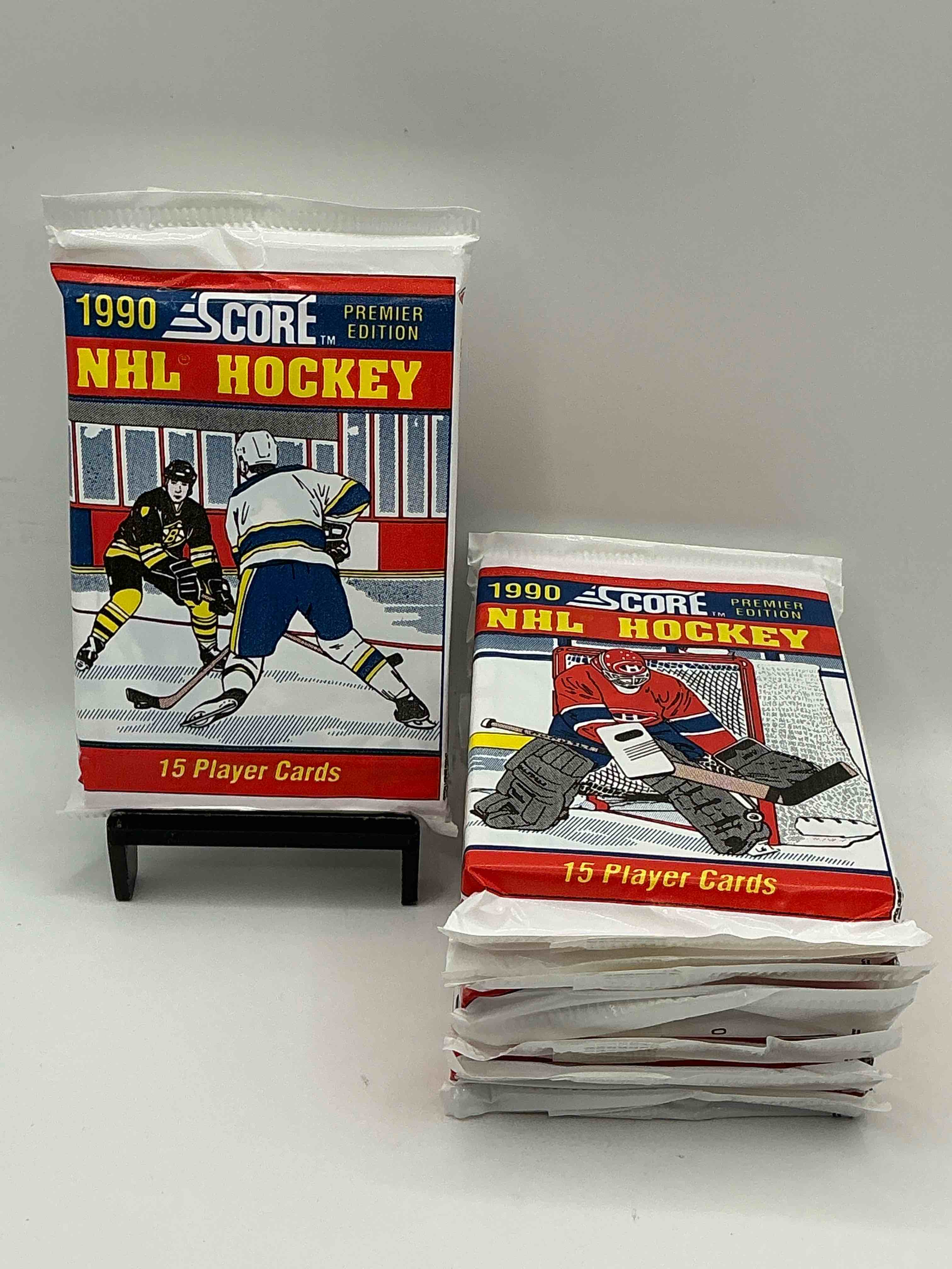 Beautiful & Rare! Wayne Gretzky!? 1990 Score Hockey Unopened Packs! Look For Key Rookies & Wayne Gretzky Cards In These Amazing Packs! Straight From Box & Rare!