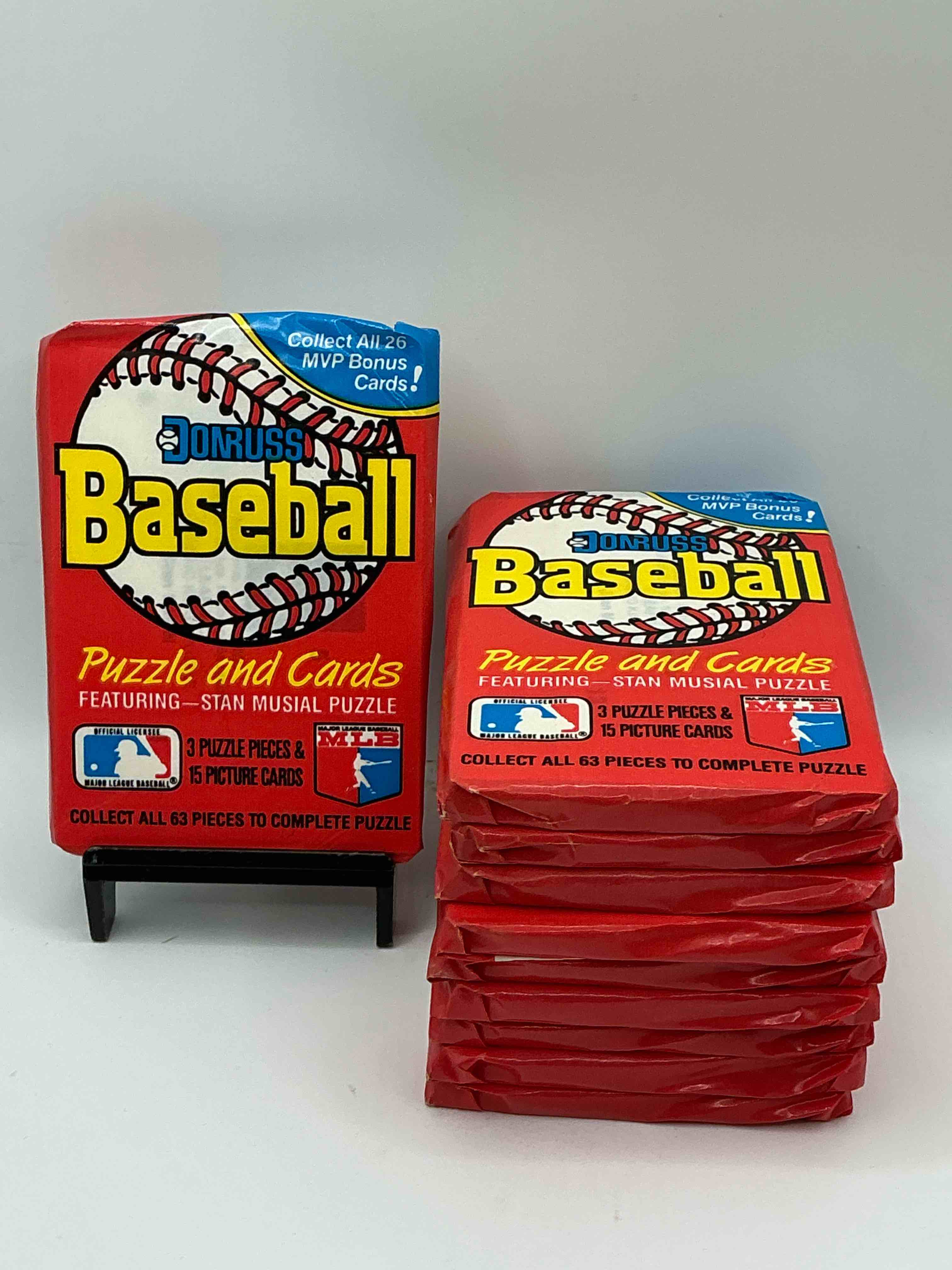 1988 donruss baseball unopened sports card wax packs, direct from original box!search for valuable don mattingly & nolan ryan cards!