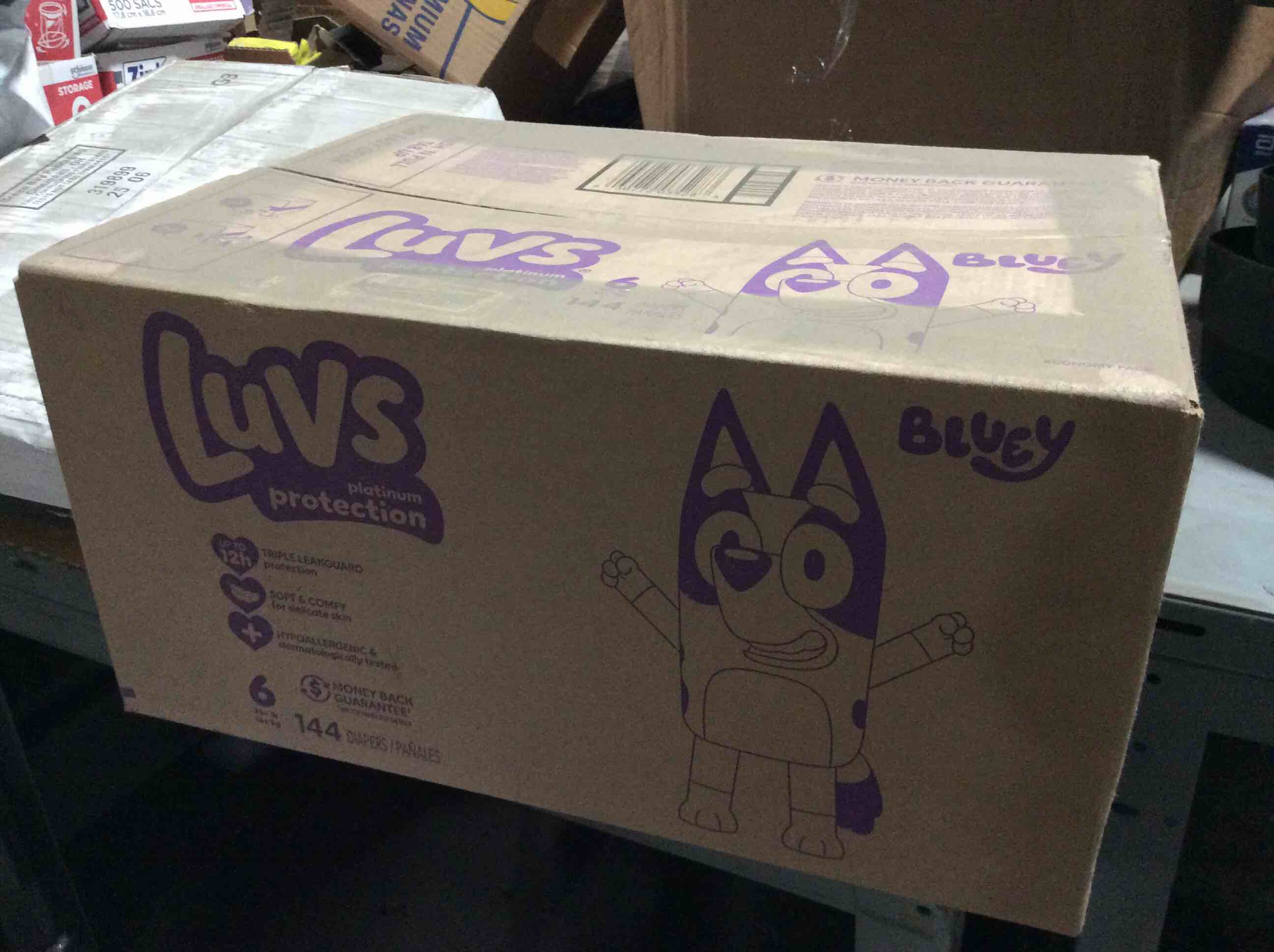 Condition photo showing Brand New for luvs diapers size 6  144 count (select for more options)