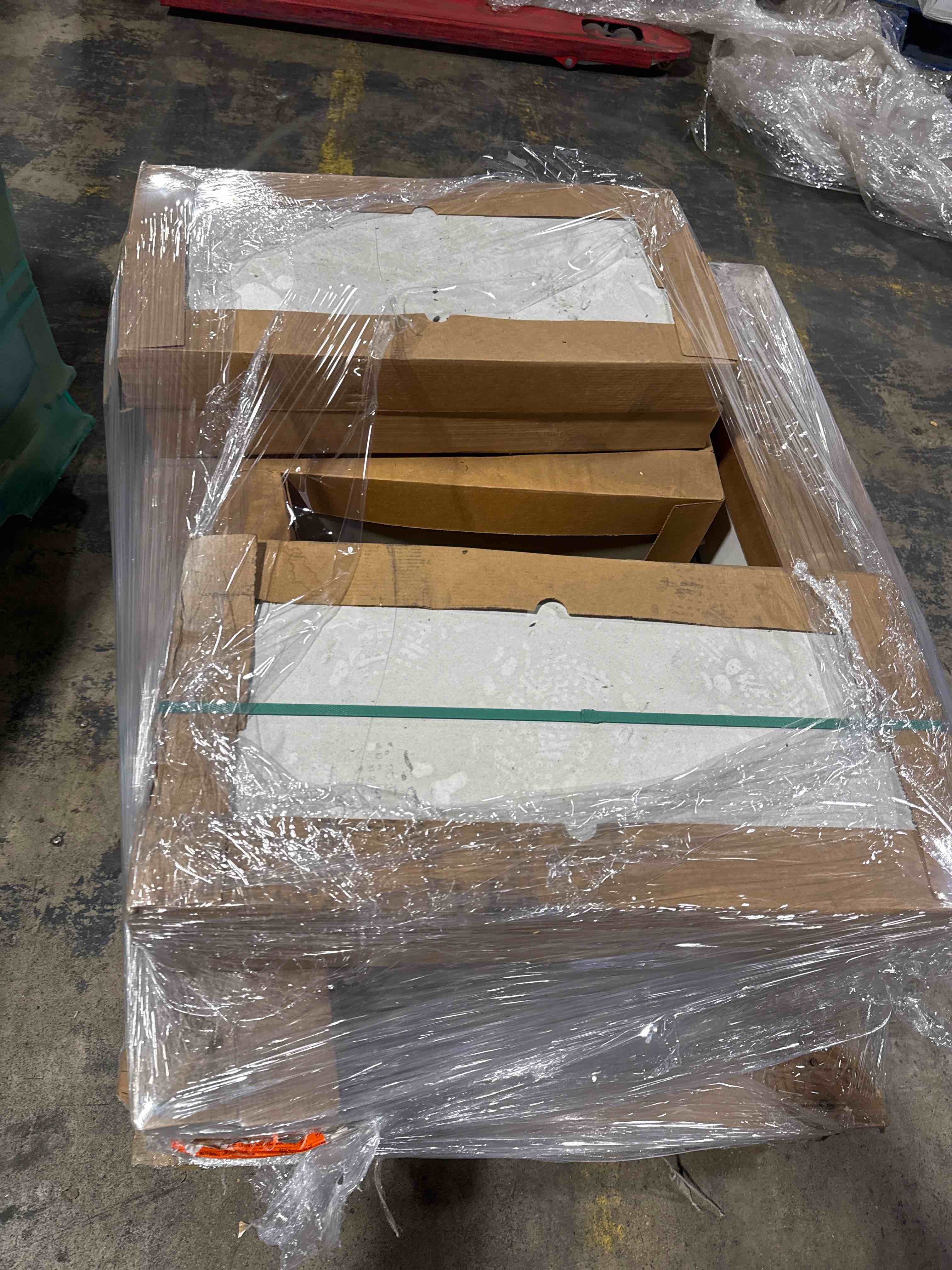 Condition photo showing Good Condition for ray taupe 12x24 porcelain tile 13.56 sq ft/ box 10 boxes - bid per sq ft 