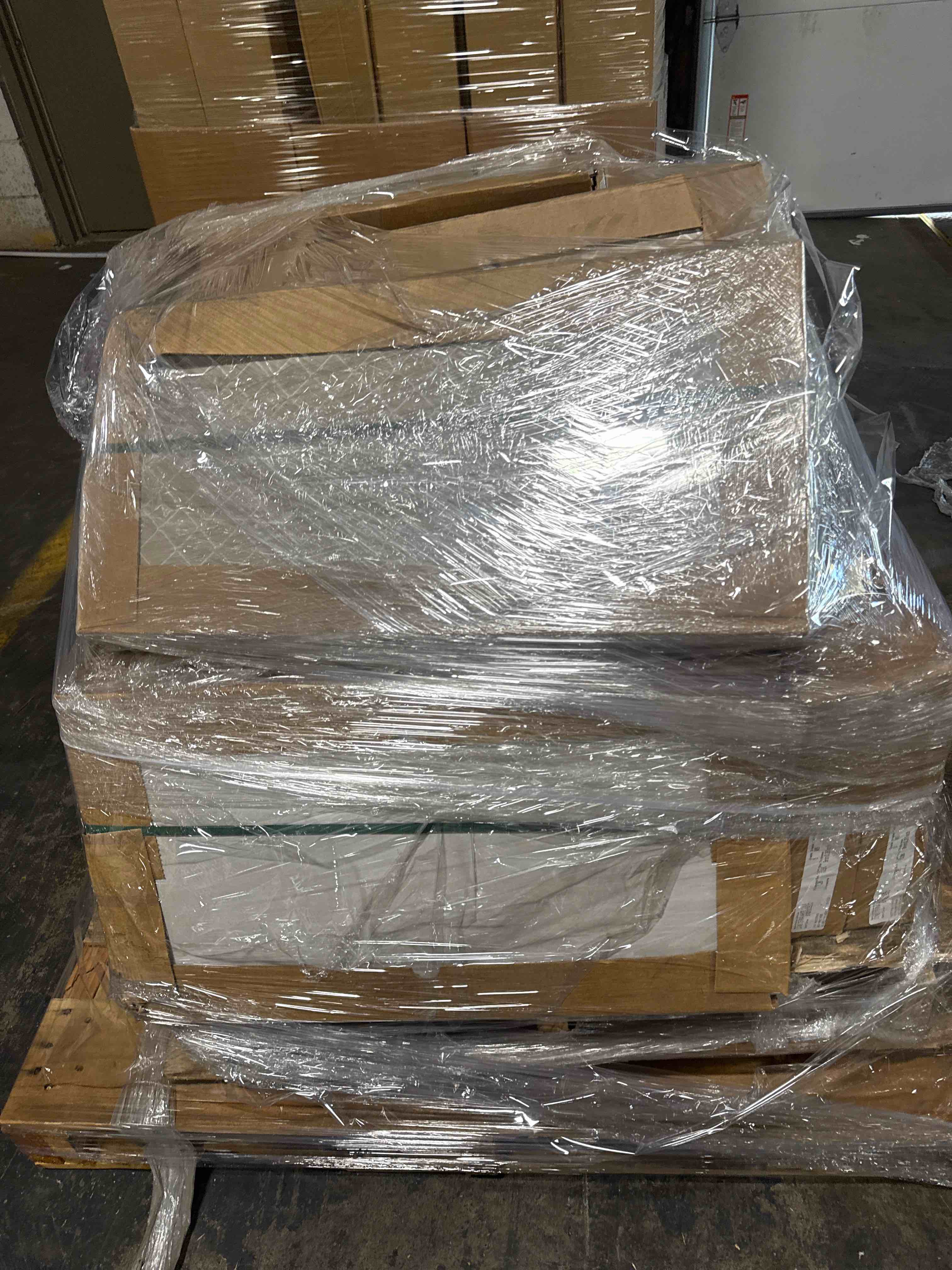 Product photo of coveterra white 12x24 porcelain tile 13.56 sq ft / box 23 boxes - bid per sq ft 