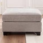 Ottoman light gray F10192-BO 40” x 32.9” x 12.6”