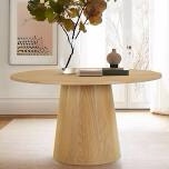 Brand new Orchid 52" Solid Oak Wood Round Pedestal Dining