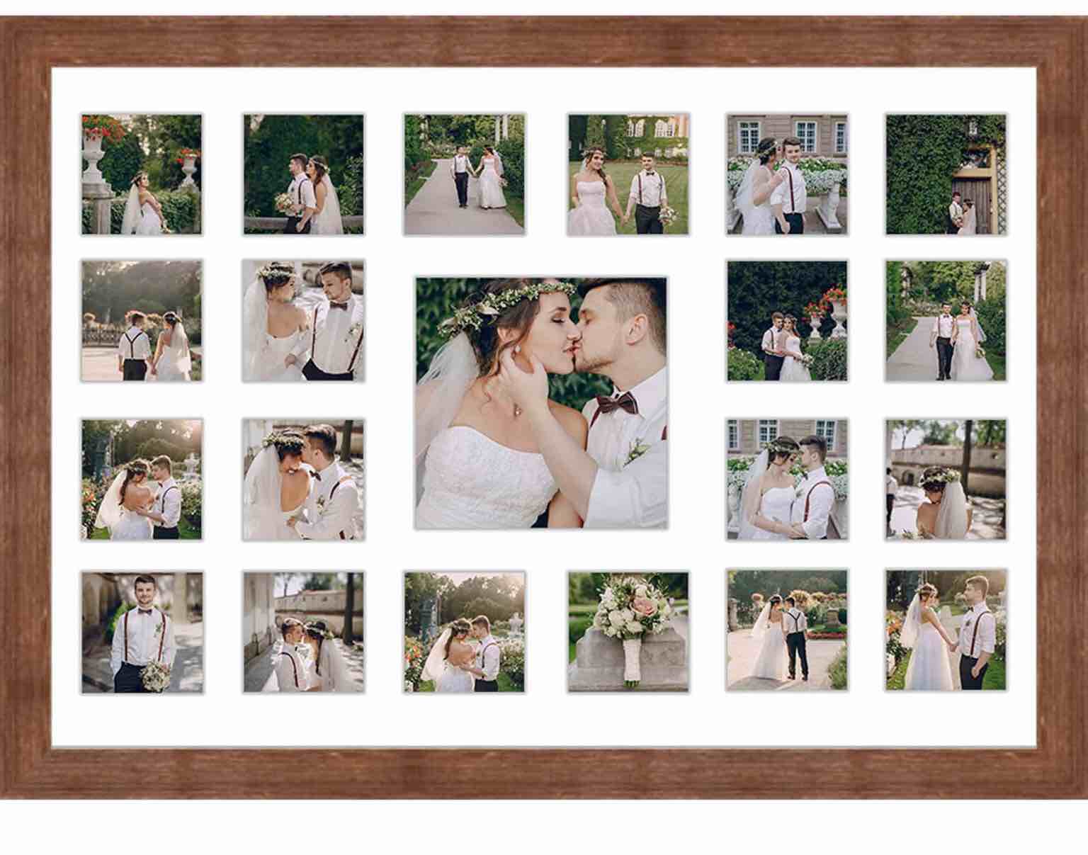   Country ArHouse Photo collage de solid Wood