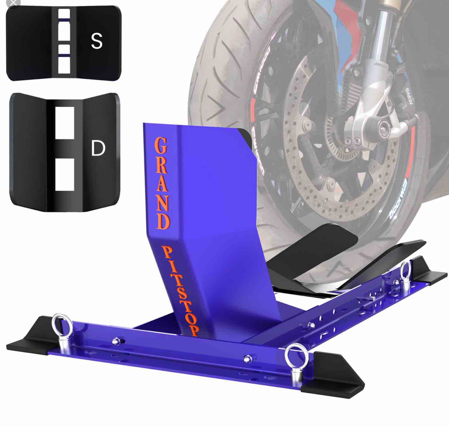 GRAND PITOP Universal Wheel Chock for Motorcycle Stand for Trail