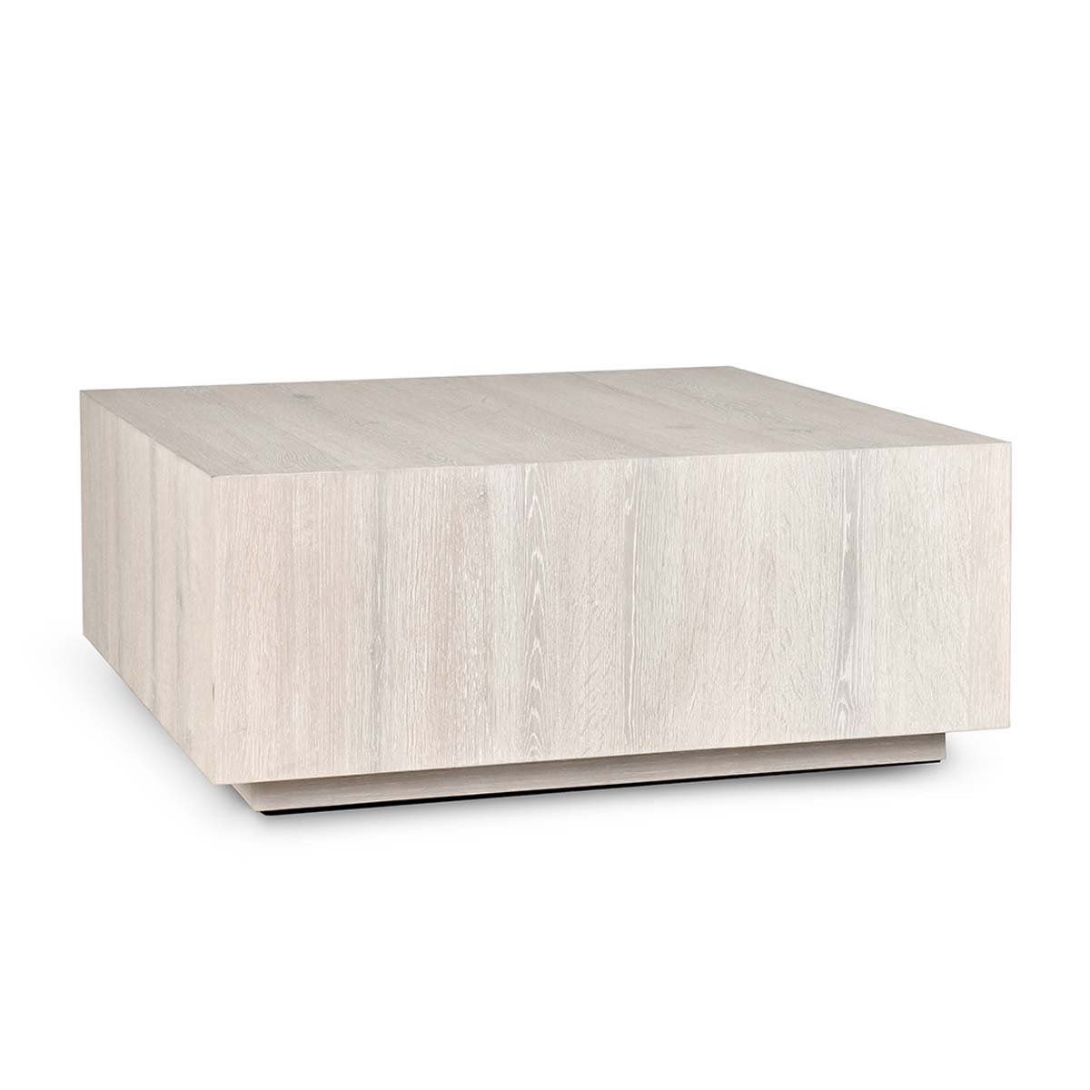 Classic Home Layne 42" Square Coffee Table w/ Casters in Milk White 51031407