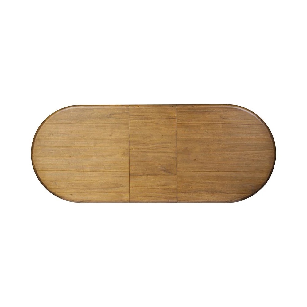 Paden Extension dinning table top - season brown acacia