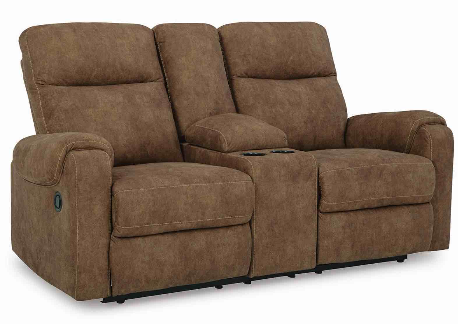 Edenwold Manual Reclining Loveseat with Console