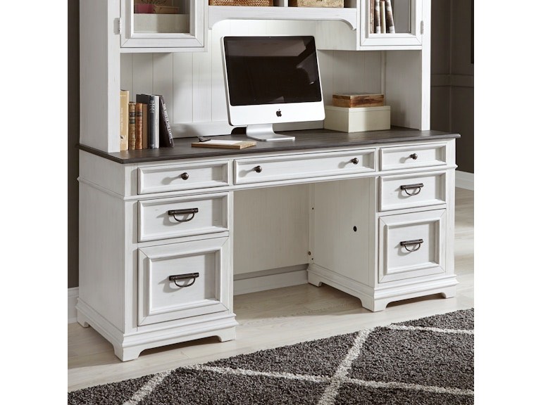 Liberty Furniture Home Office Jr. Executive Credenza Top 417-HO120T at Klingman's