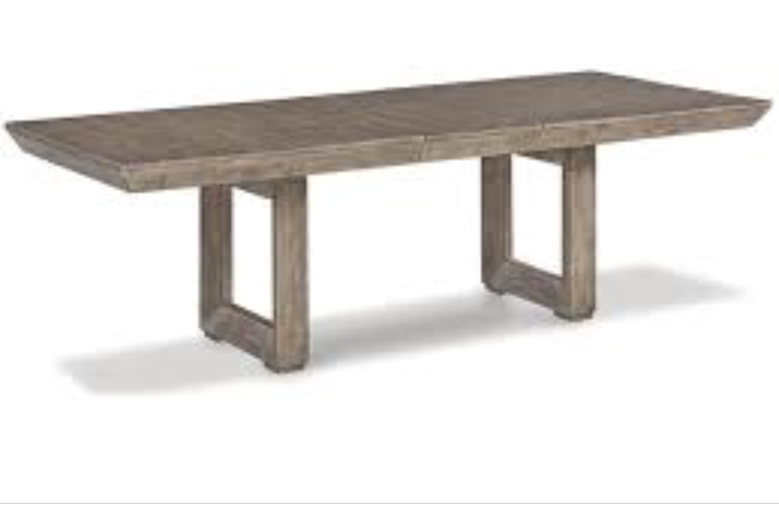 D760-45 Lagtord Extendable  Dining Table With Picture Frame Legs