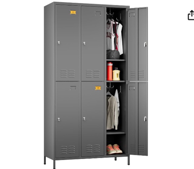 Cheyene Metal 35.4” School Locker 