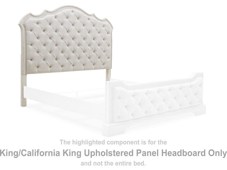 Bedroom Arlendyne King/California King Upholstered Panel Headboard B980-58 