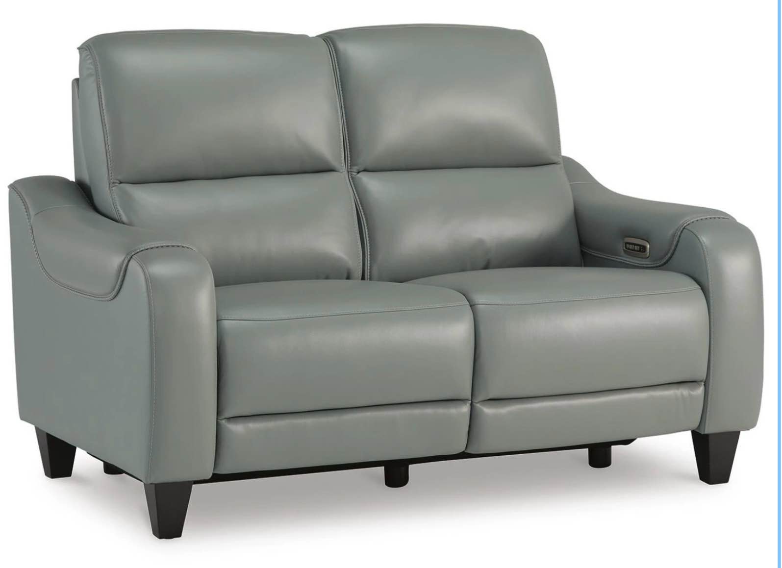 Mosswell Dual Power Leather Reclining Loveseat