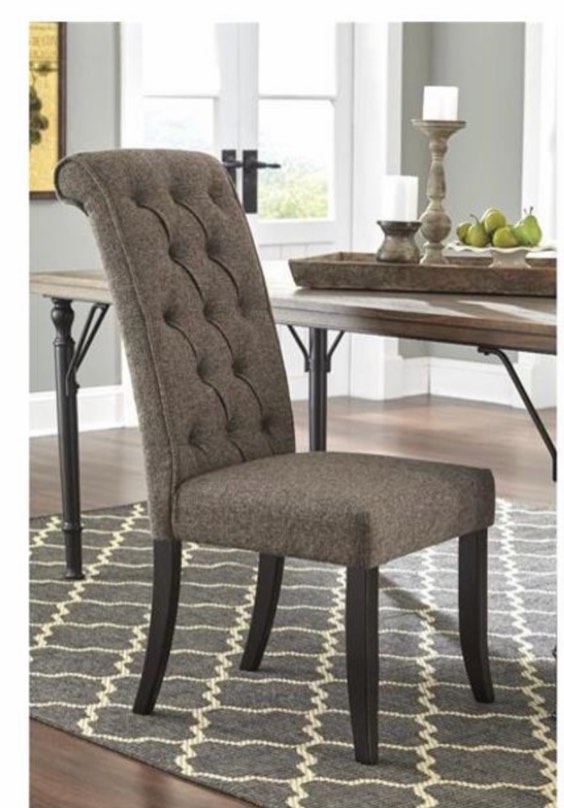 Tripton - Medium Brown Dining Upholstered Side Chair
