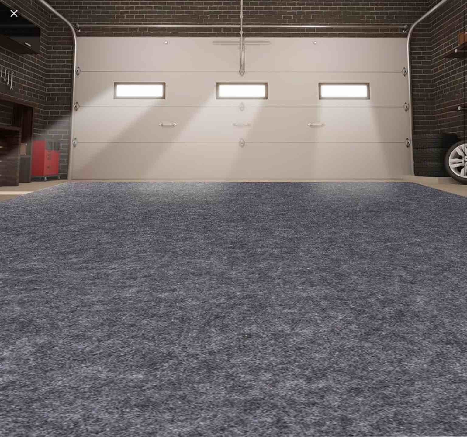 Garage Mats Oversize Garage Floor Paking Mat for Under(Similar color/unknown size/a couple stains)