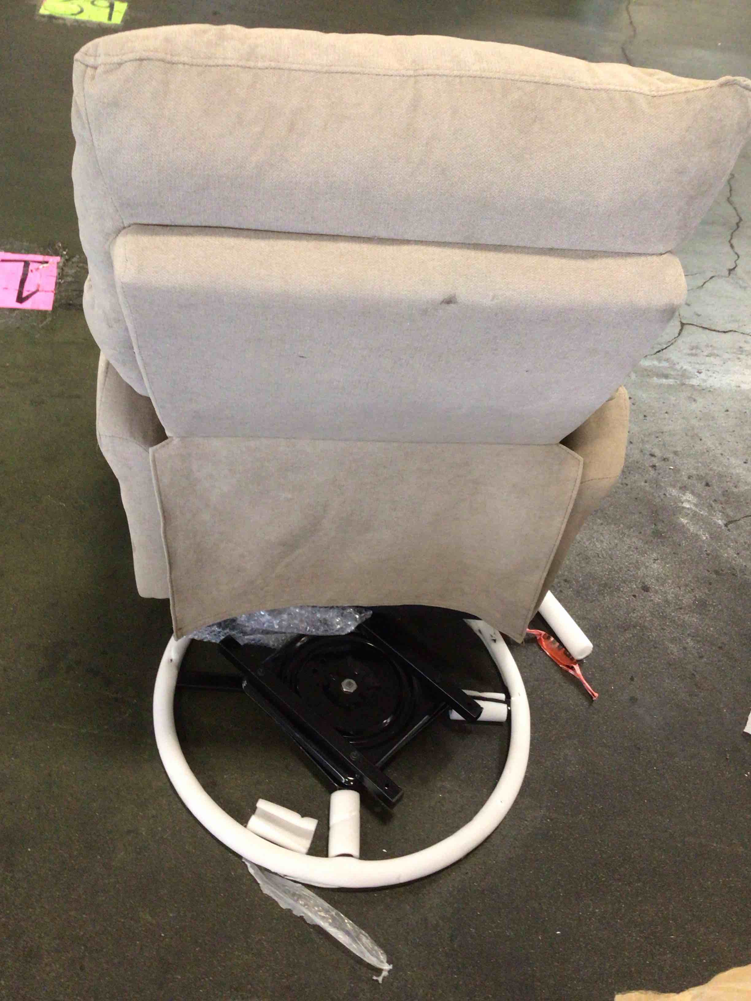 Condition photo showing As Is for canora grey hawn 33.5" wide modern & super soft swivel | 41.3" h x 33.5" w x 36.5" d | wayfair recliners