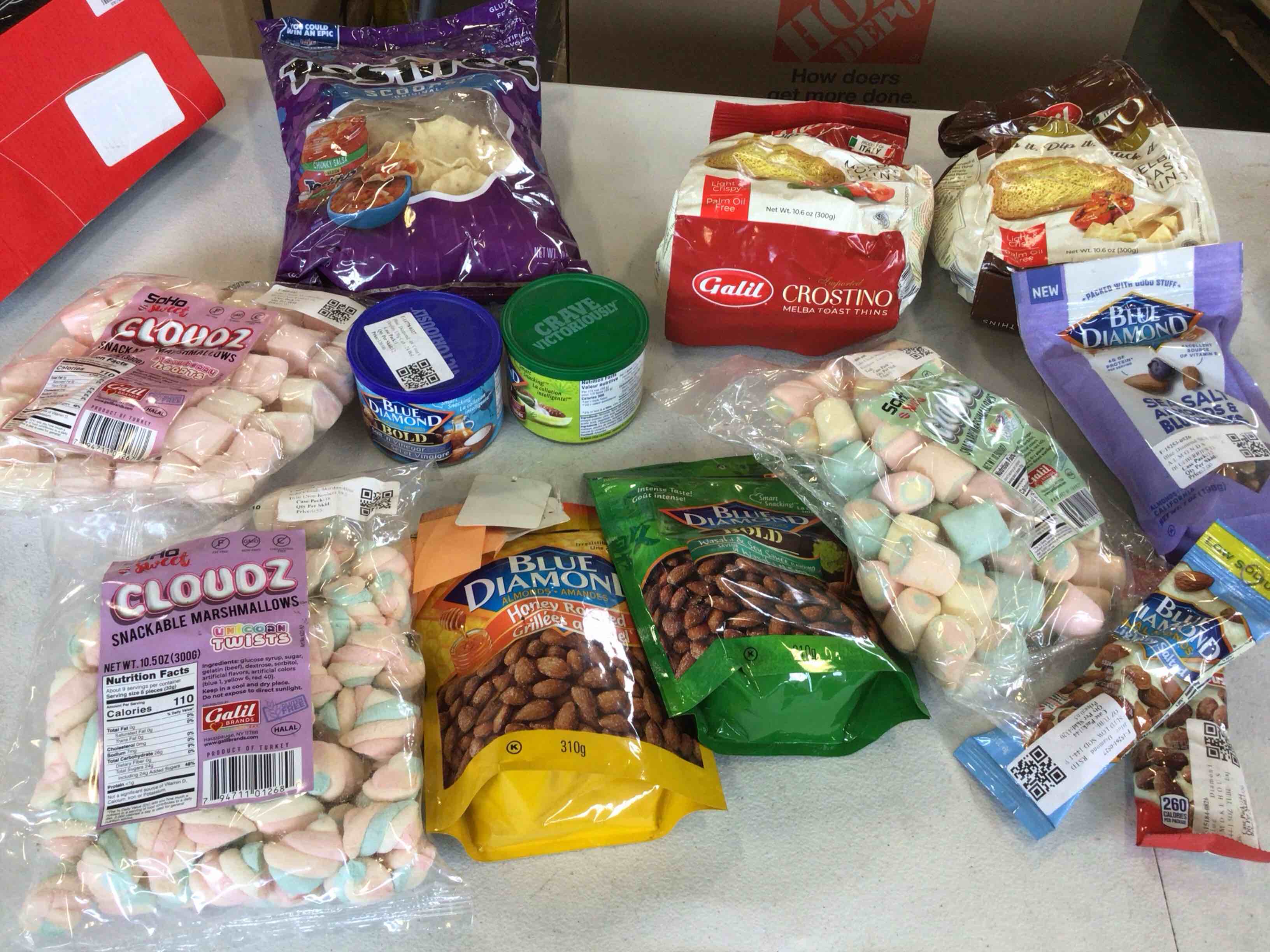 13 Count Assorted of different food products, snacks,..(expiration date may vary) 2025/2026/2027;