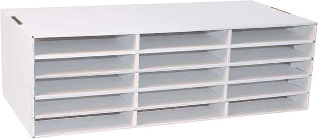  Class keepers construction paper storage center, 15 slots