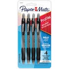 Paper Mate Profile Retractable Ballpoint Pens Black Bold Tip  