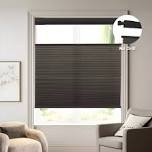 No drill no tool, cellular shade top down bottom cordless black