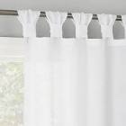 Twist Tab Total Blackout Window Curtain panel, white