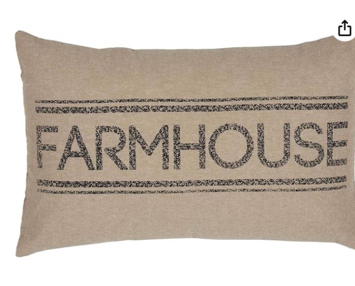 Sawyer Mill Button Cotton Reversible Throw Pillow