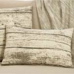 Woodgrain Polyester 18" x 12" Pillow