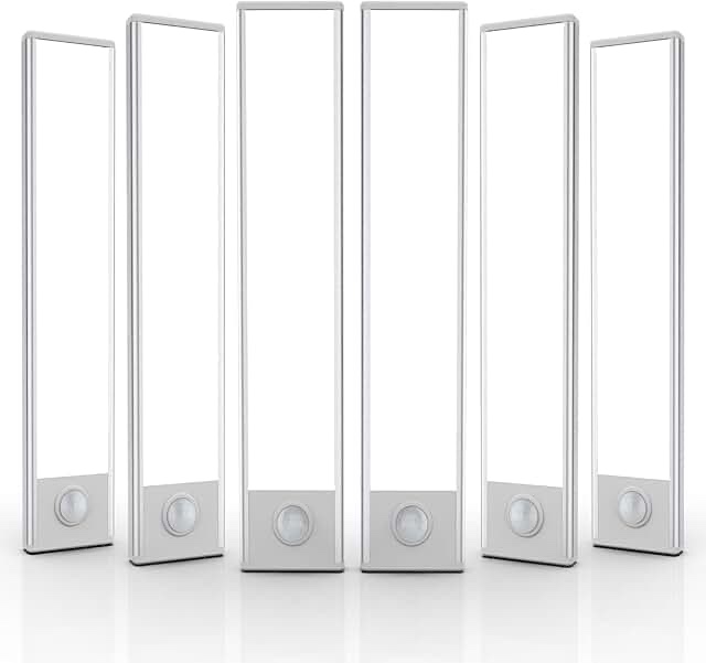 led motion sensor cabinet light, 6 pack under cabinet led light