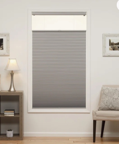 Sheba 1.5" Wide x 34.5" x 64" Cordless Blackout Top Down Bottom Cellular Shade, 34.5" x 64"