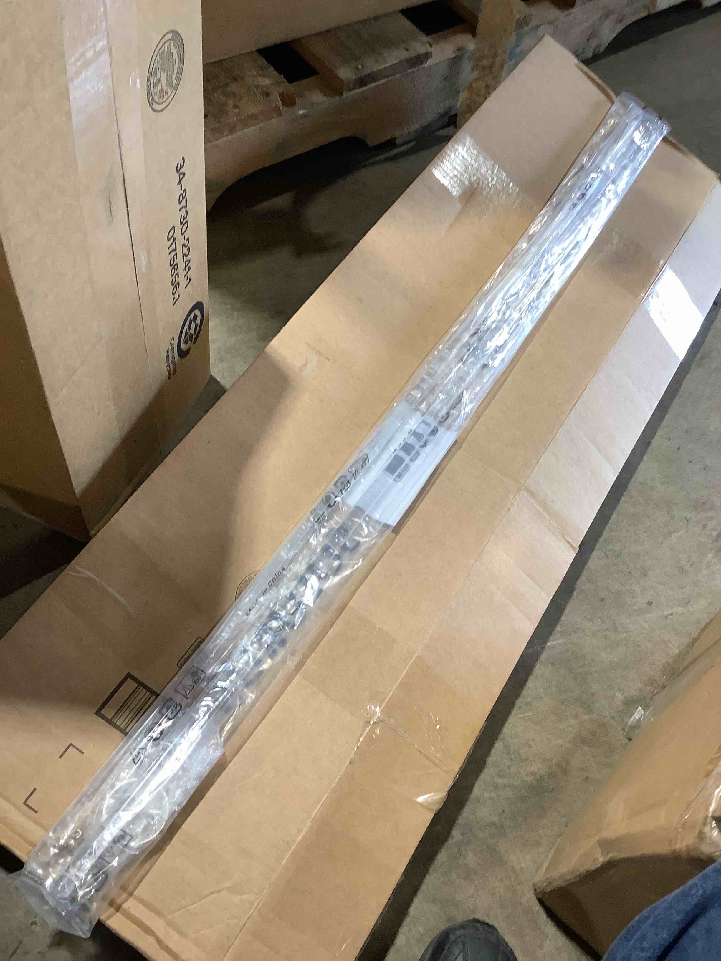 Condition photo showing New/Like New for 2 pack curtain pull rod with metal snap invisible clear curtain push wand for drapery and grommet curtains 1/2 inch wide (acrylic, 40 inch)