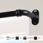 5/8 room darkening rod set 28-48 black oil