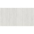 ibero tile 47" x 24", 108 ribbon white