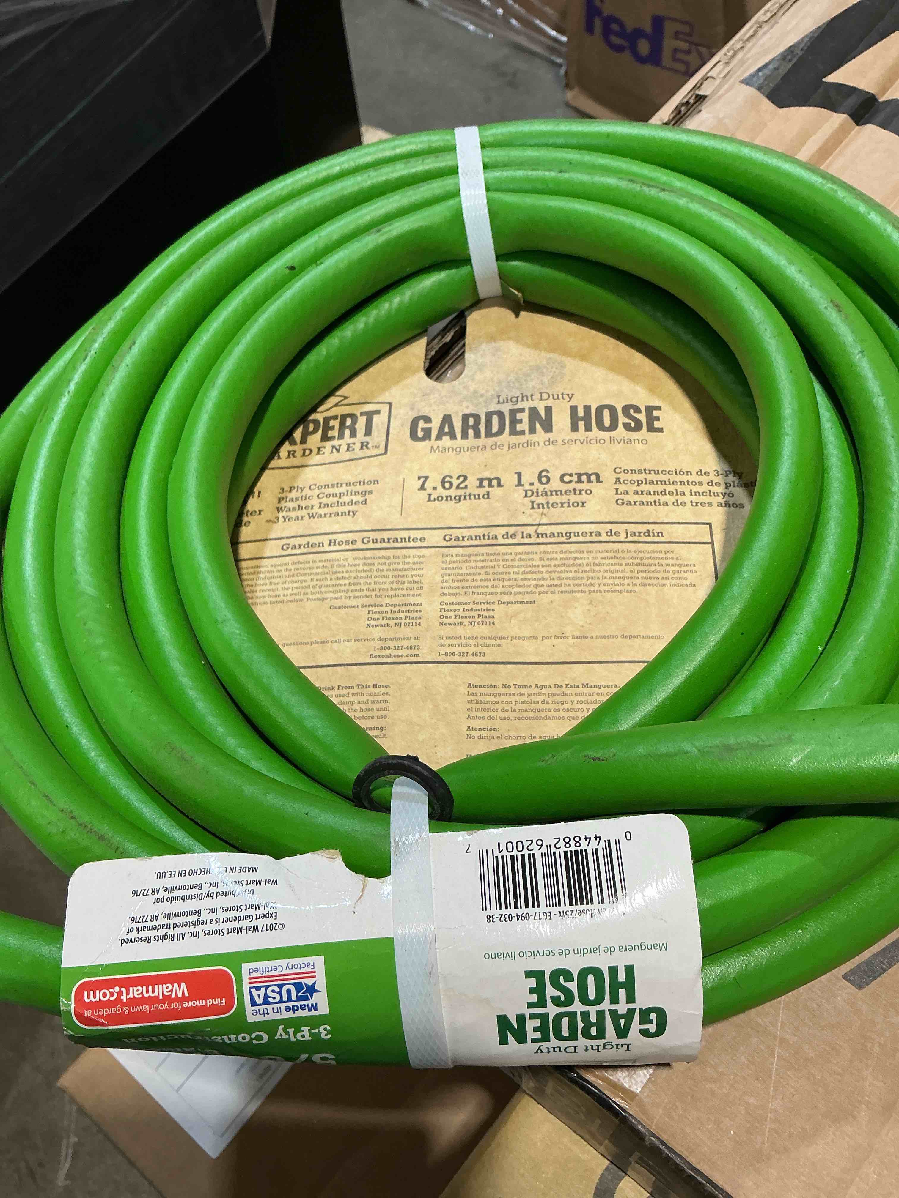 Condition photo showing Good Condition for expert gardener 25' light duty garden hose