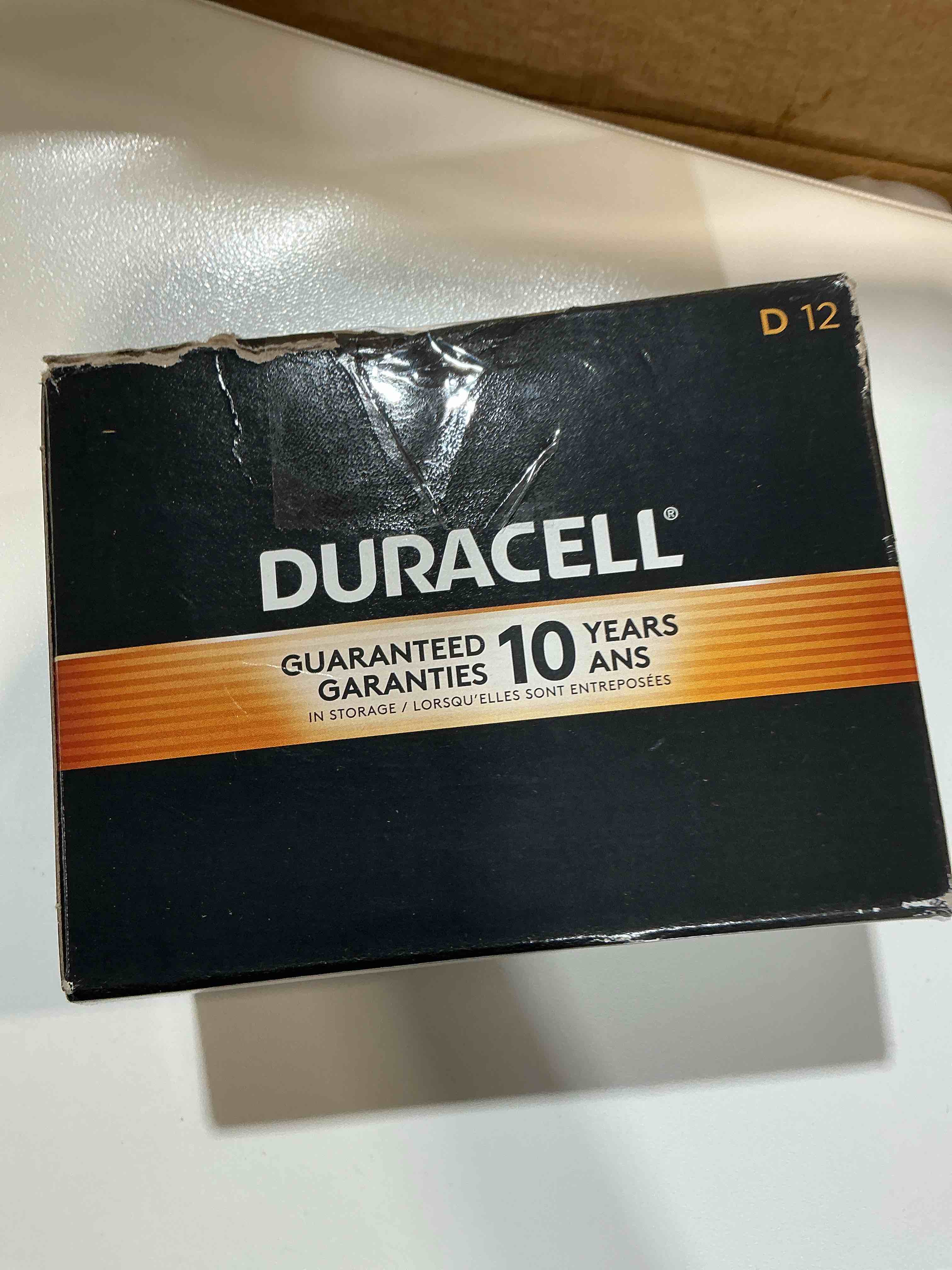Condition photo showing New/Like New for duracell  dur01301  coppertop alkaline d battery - mn1300  12 / box  black
