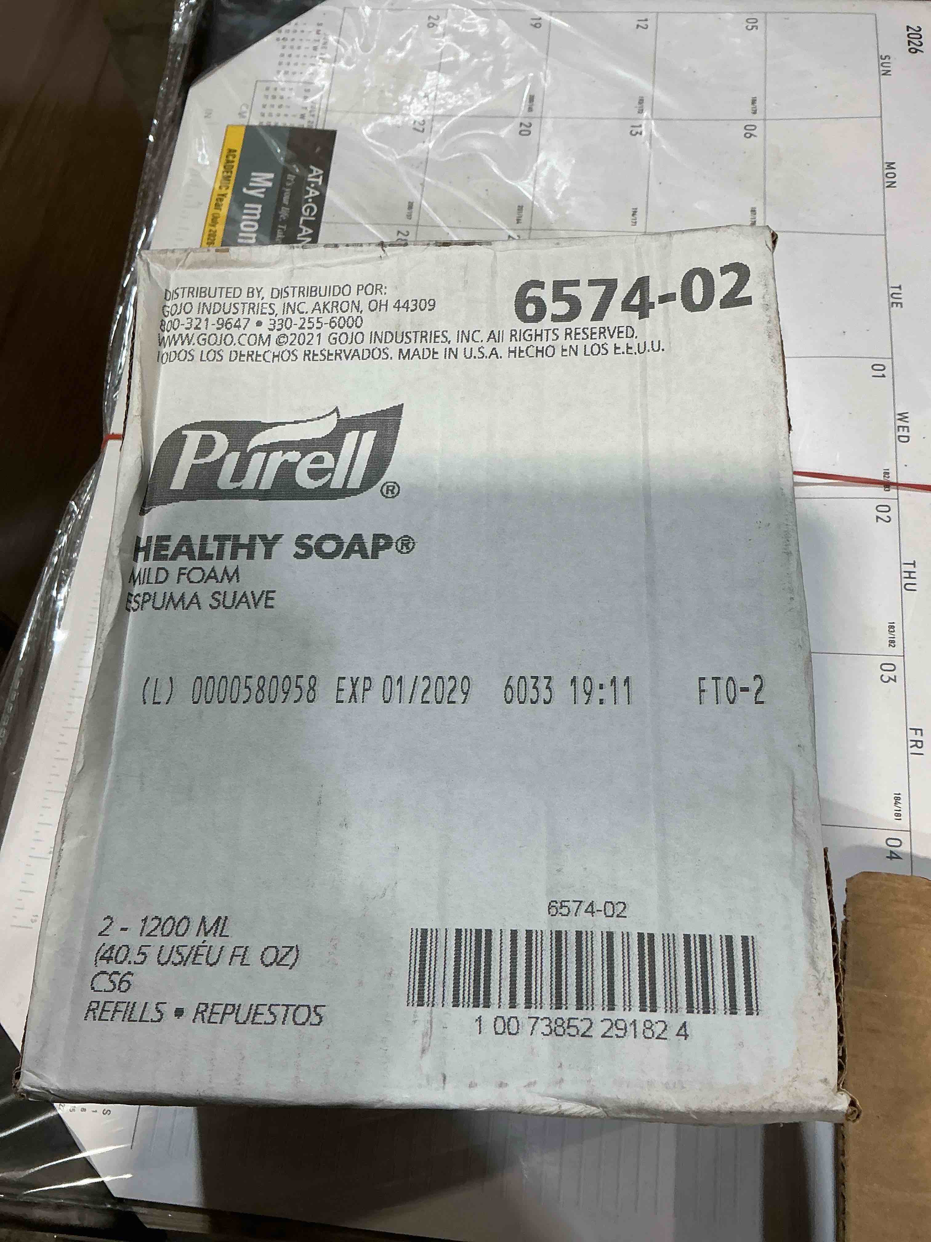Condition photo showing New/Like New for purell mild foam refill for cs6 dispensers fragrance-free 2/carton 657402